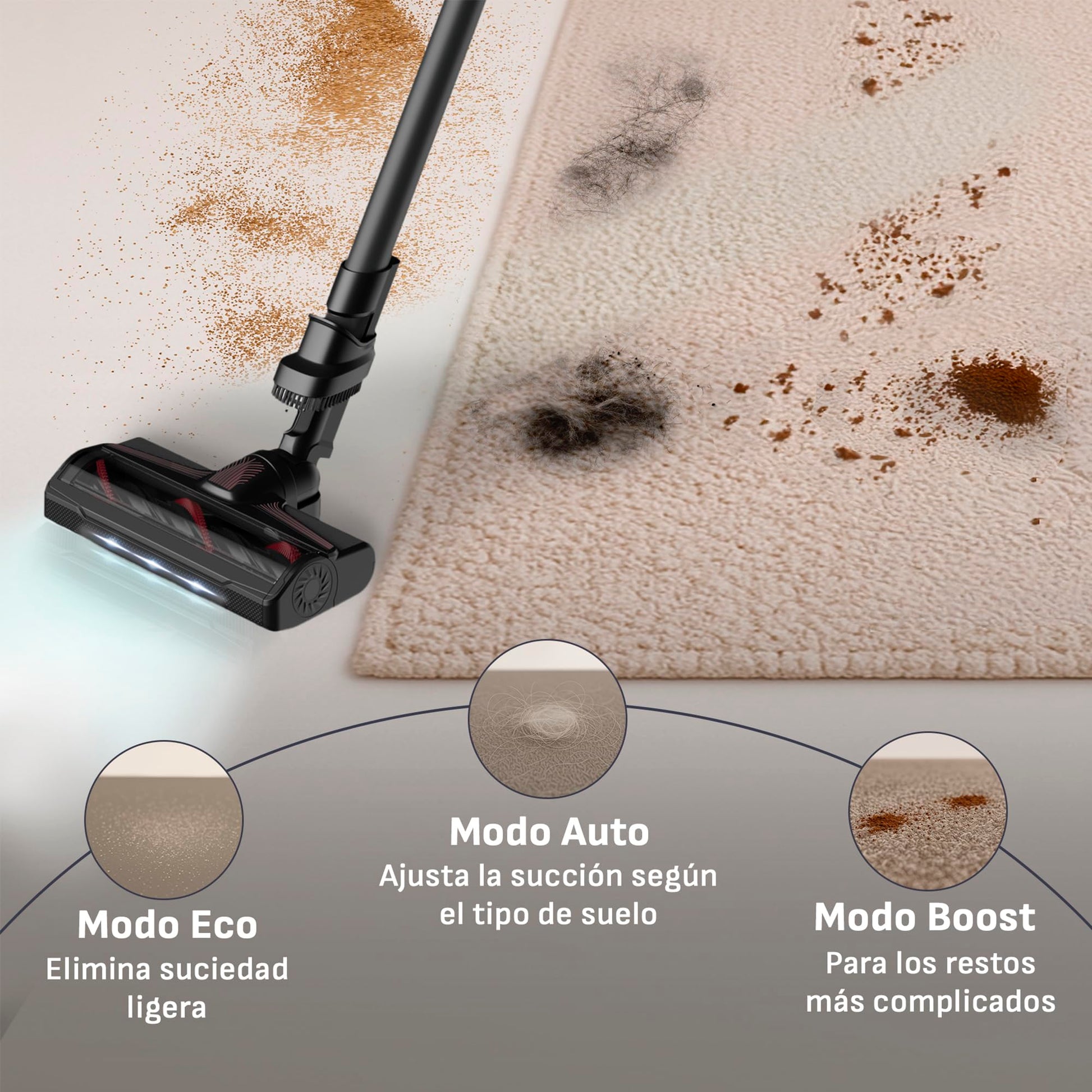 T-Fal Aspiradora Vertical 6 en 1 Inalámbrica X-Pert 9.60, 250W de Potencia, hasta 45 min de autonomía con un Damp Duster de Scrub Daddy de Regalo