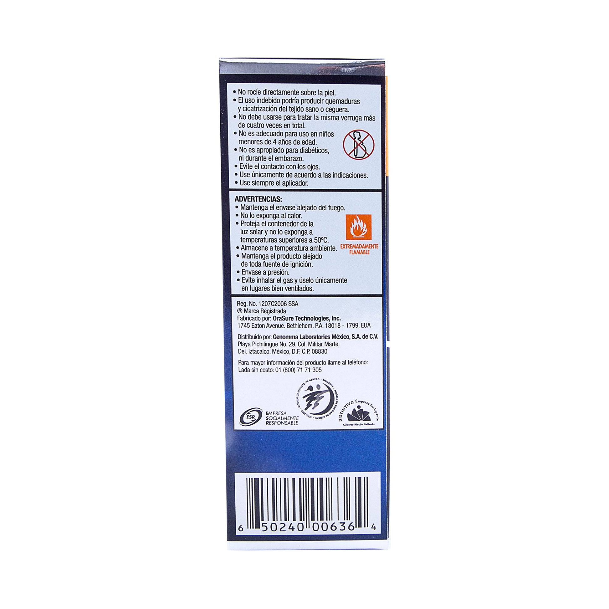 POINTTS Sistema de eliminación de verrugas Spray 80ml.