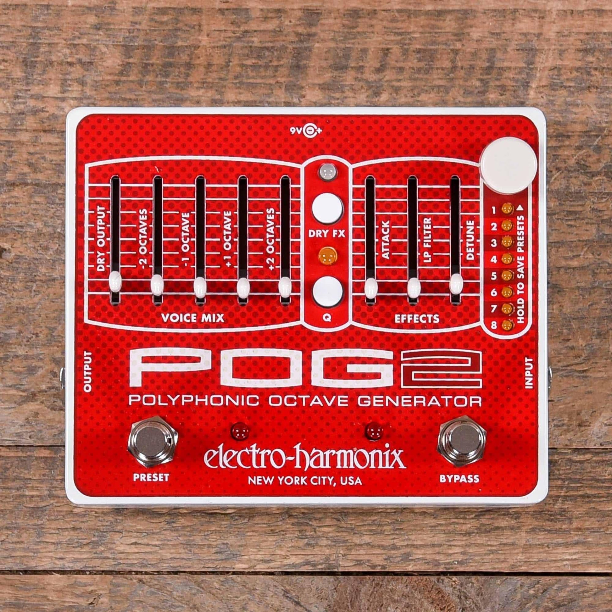 Pedal Generador Polifónico de Octava Electro-Harmonix POG2