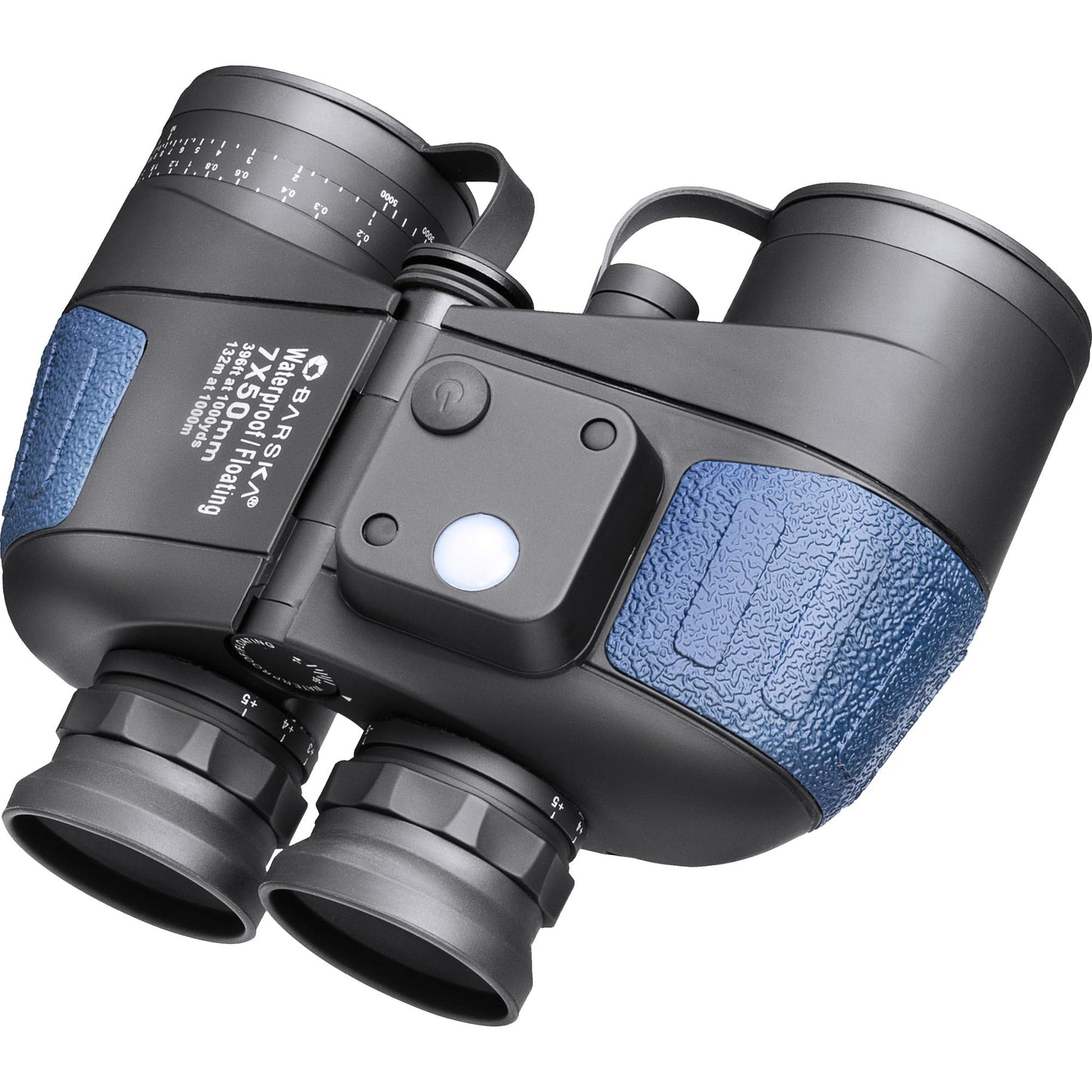 Barska AB10798 Deep Sea 7x50 Waterproof Floating Binocular with Internal Rangefinder & Compass