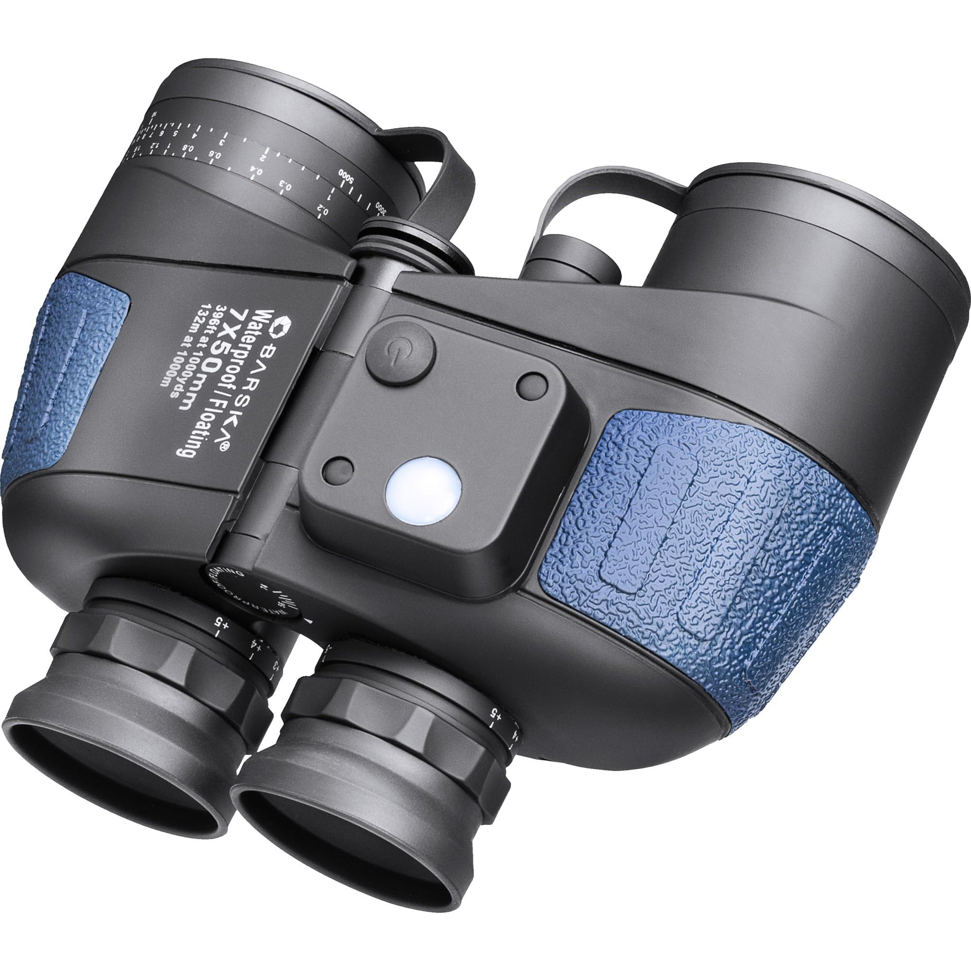 Barska AB10798 Deep Sea 7x50 Waterproof Floating Binocular with Internal Rangefinder & Compass