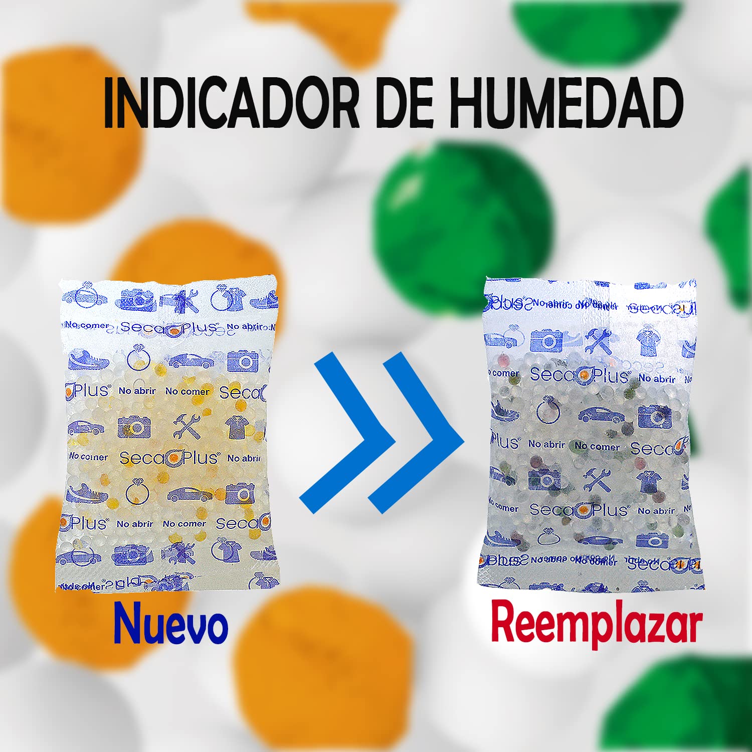 Secaplus [5 de 30gr] Absorbe humedad - Deshumidificador para el hogar
