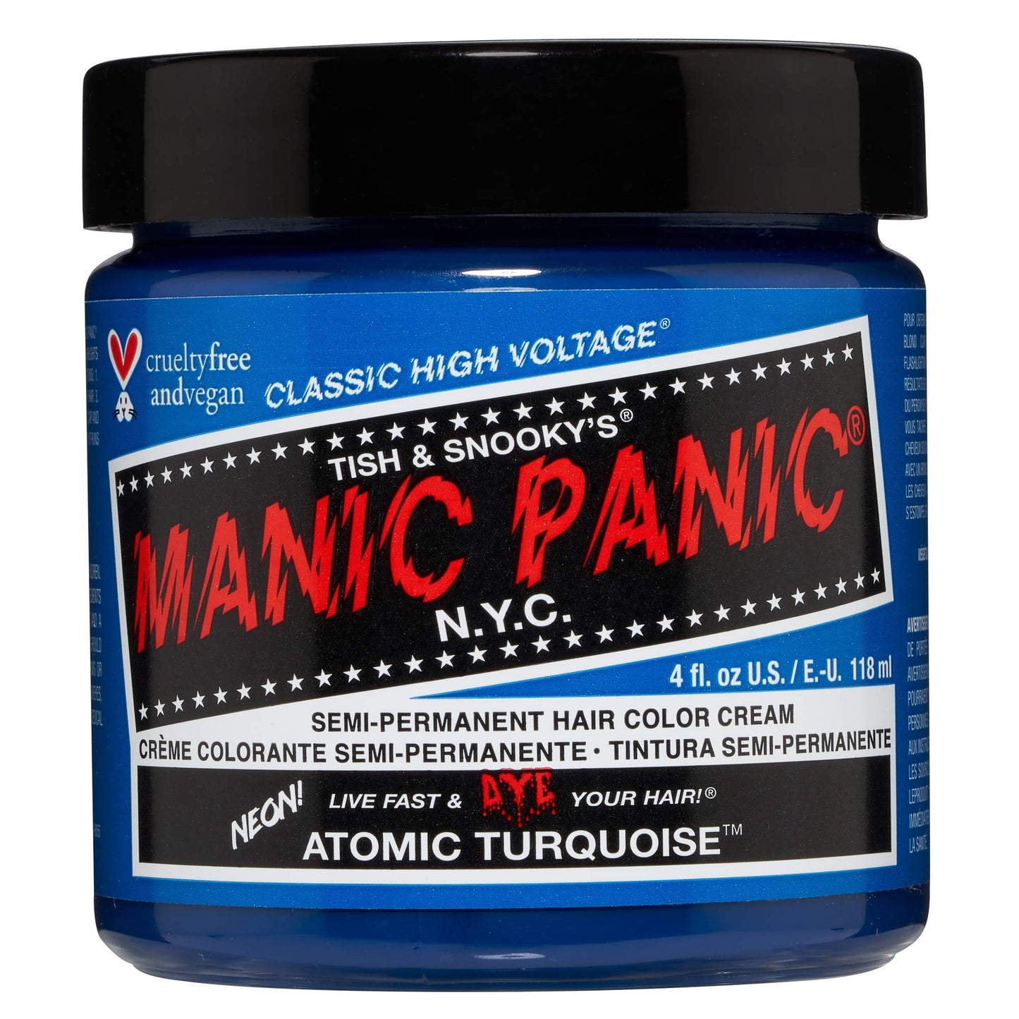 Manic Panic Atomic Turquoise, 4 Ounce