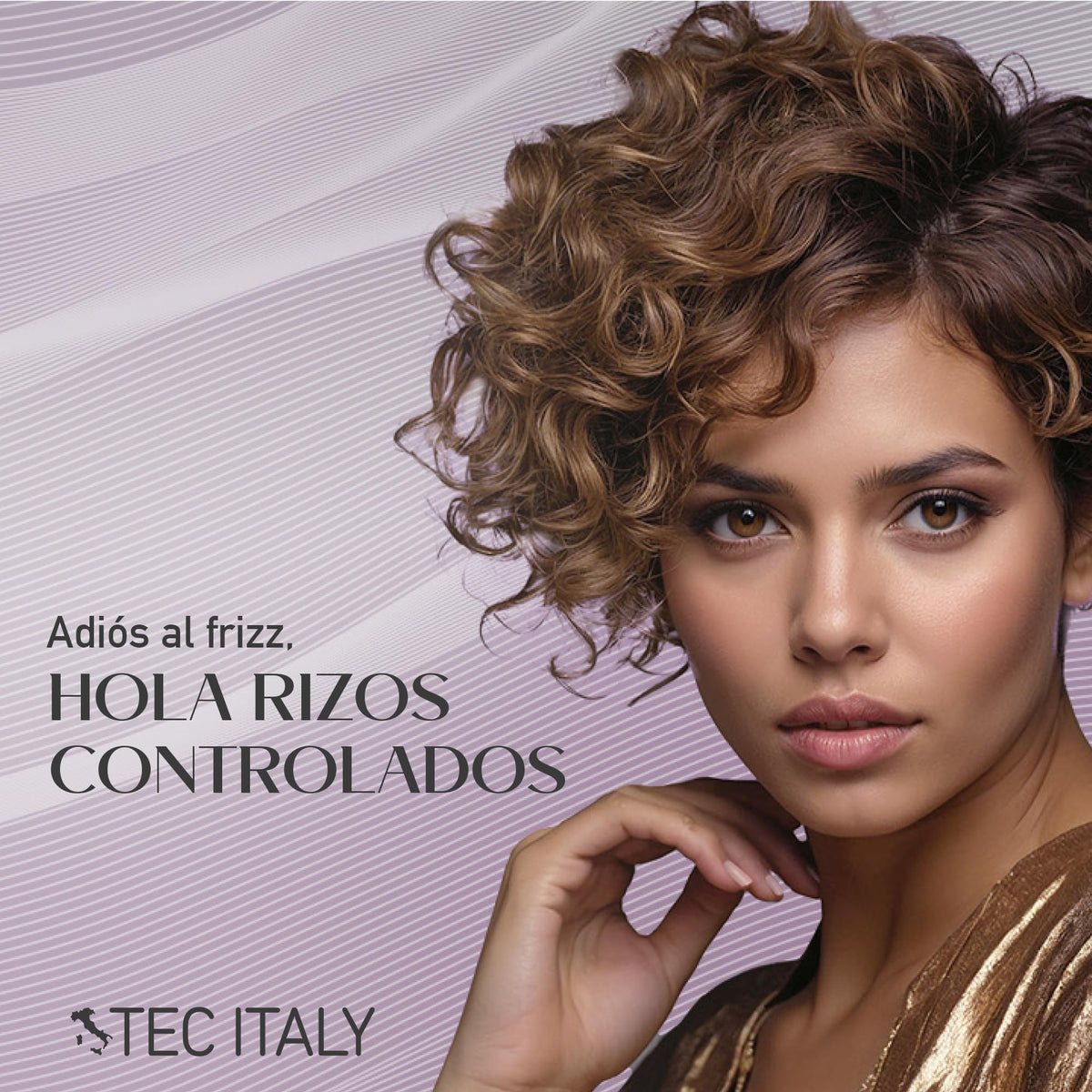 TEC ITALY Curls Gel Definition Define Rizos Fijación Media Antifrizz 300 ml