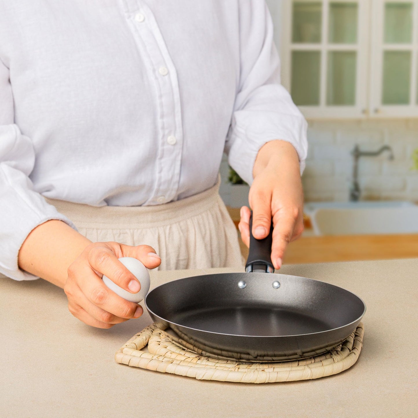 Deleite | Batería de Cocina con Antiadherente 5 Piezas de Aluminio - Color Negro