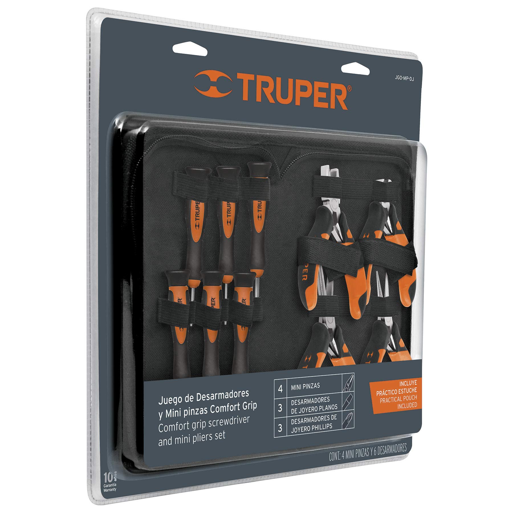 Juego de Herramientas Truper Negro Con Mango Comfort