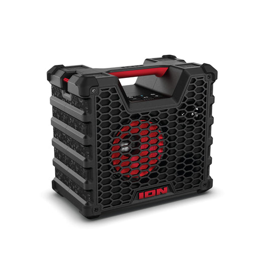 Ion Audio Tailgater Tough - Altavoz Bluetooth inalámbrico portátil resistente para todo tipo de clima, IPX5 resistente al agua, altavoz resistente a la intemperie para exteriores (reacondicionado)