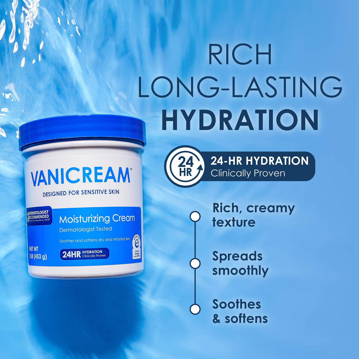 Vanicream Moisturizing Skin Cream 1 Lb