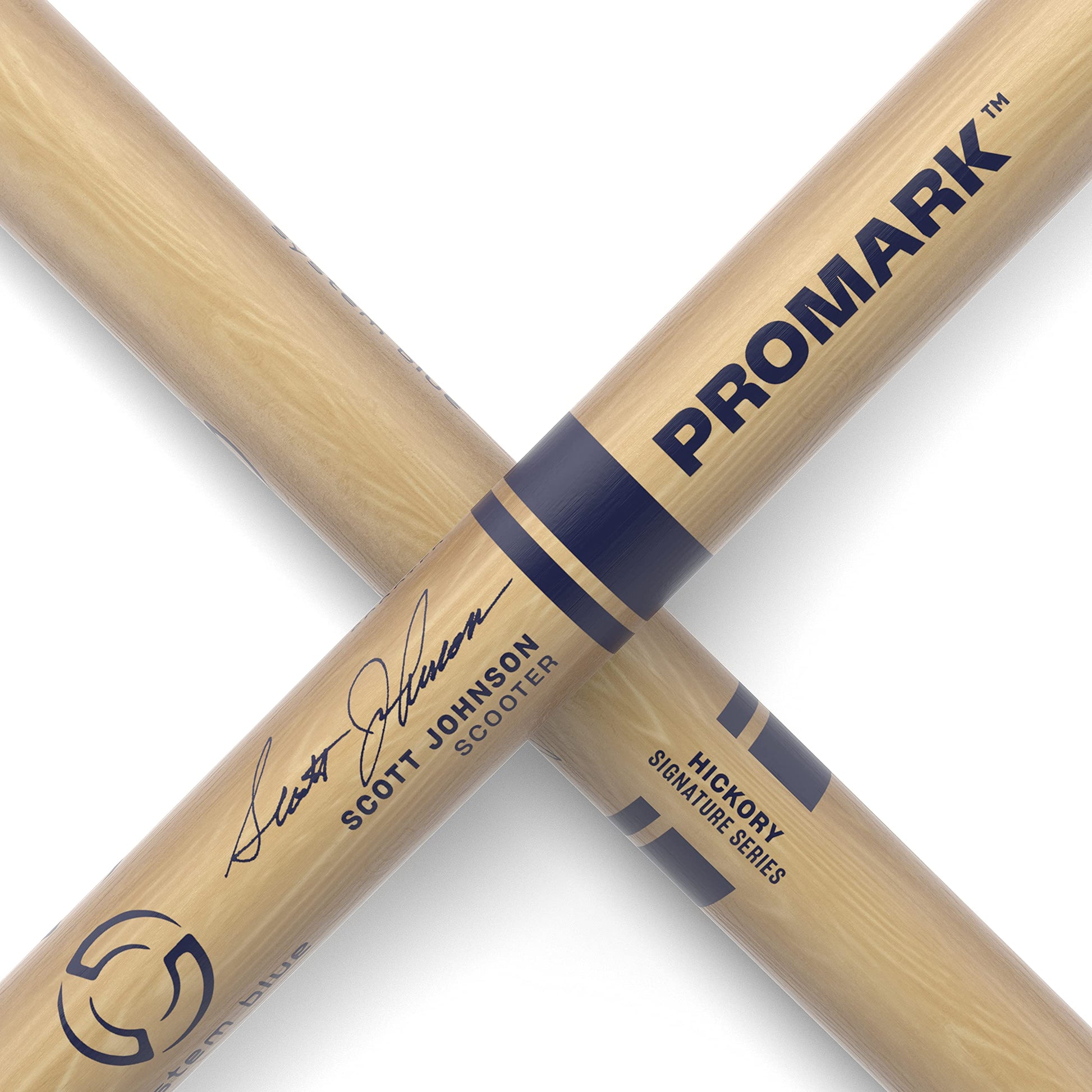 ProMark TXDC27W Scott Johnson DC 27 Drumstick - Blue