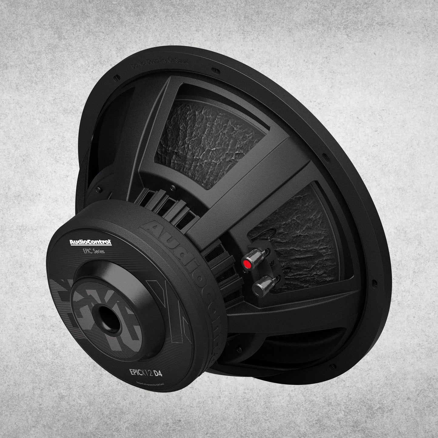 AudioControl EPICX Series - Altavoz de subwoofer para coche de 12 pulgadas, potencia máxima de 750 W (500 W RMS), bobinas de voz dobles de 4 ohmios, sub Loud Pro StreetBass para sistema de audio para