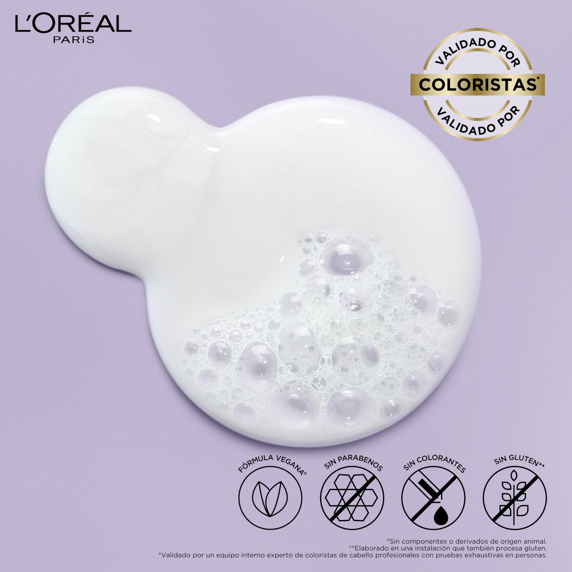 L'Oréal Paris Shampoo con Ph balanceado Ever Pure Glossing controla aporta brillo intenso para todo tipo de pelo teñido Sin Sulfatos, 250ml