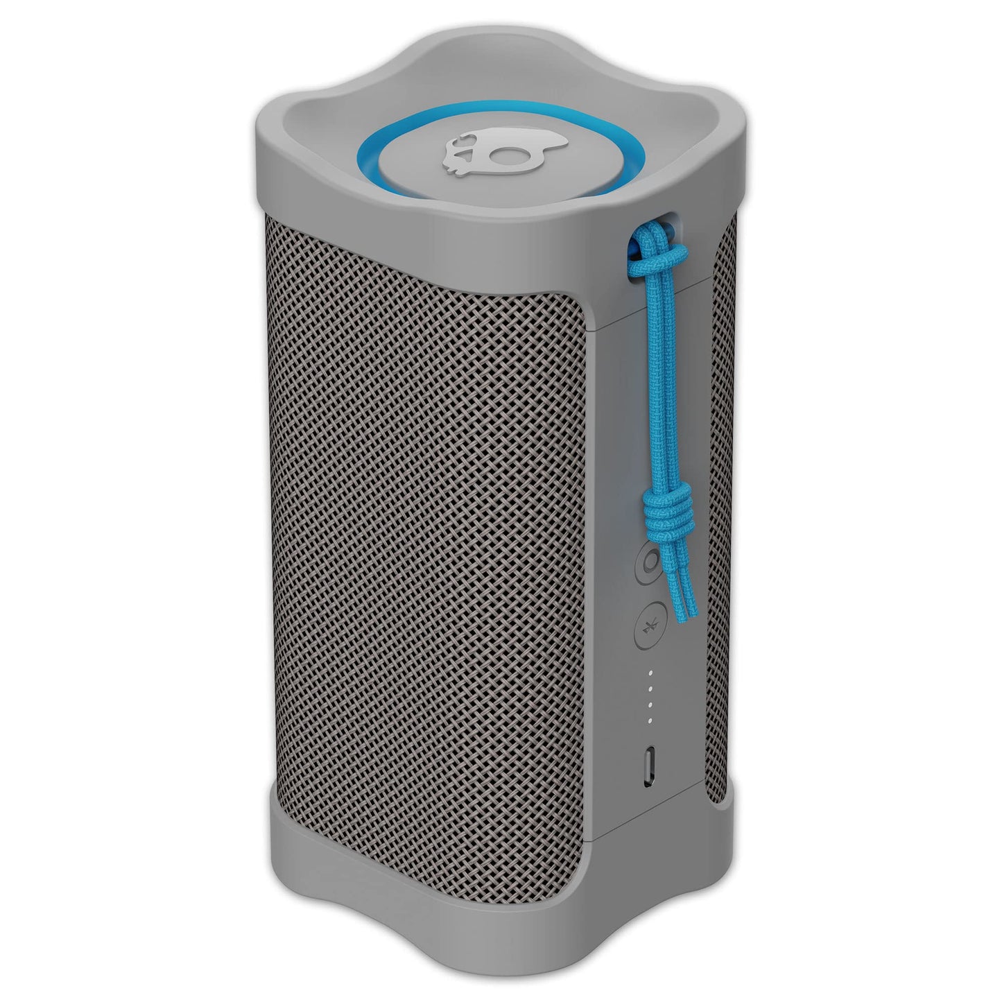 Skullcandy Terrain - Altavoz inalámbrico Bluetooth IPX7 Impermeable con radiadores pasivos duales Personalizados, batería de 14 Horas, muñequera de Nailon y estéreo inalámbrico Verdadero