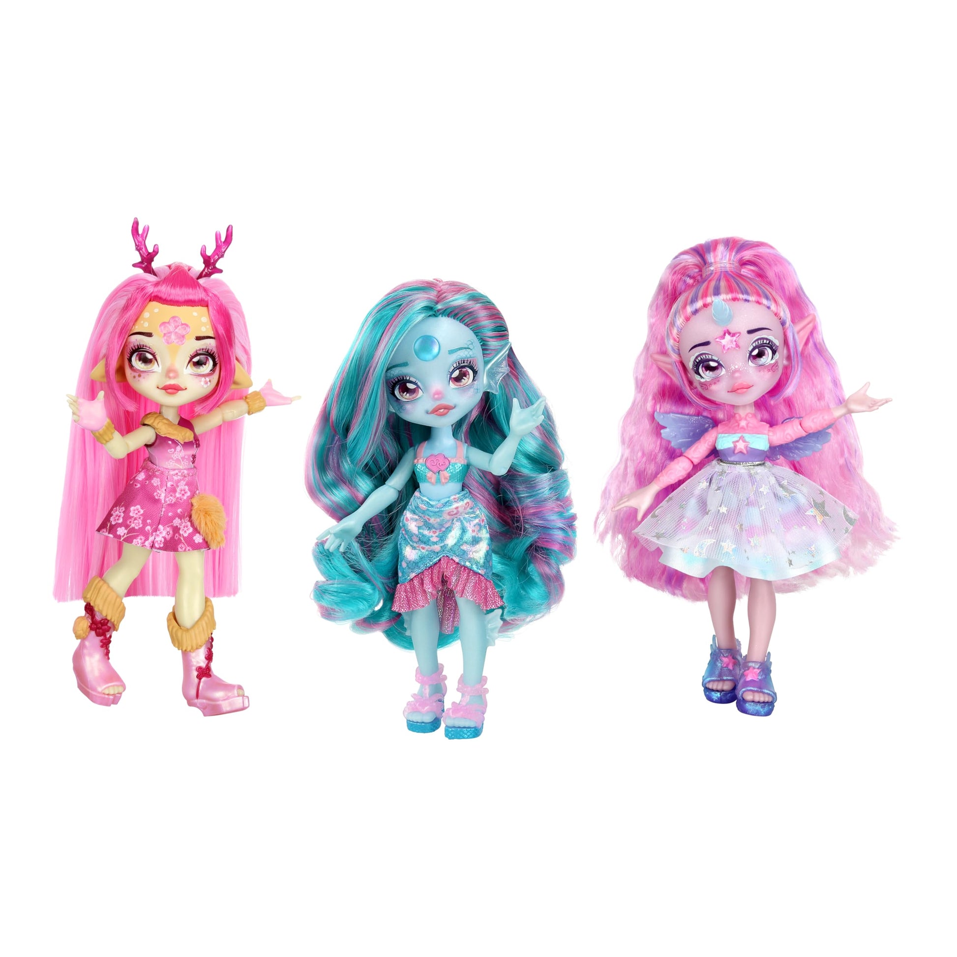 Magic Mixies Pixlings Marena Doll Single Pack Aqua Muñeca Sopresa para Niñas Unboxing Increíble Temporada 1 Original de Bandai