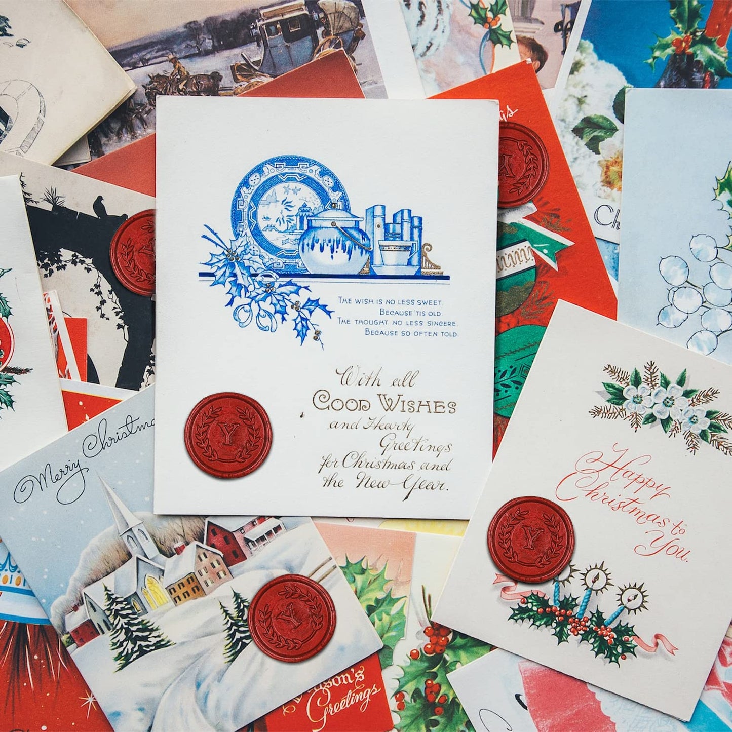 25 pegatinas adhesivas de cera con letra T, hechas a mano, sin necesidad de sello, etiquetas adhesivas de cera para invitaciones de boda, sobres, regalo de Navidad