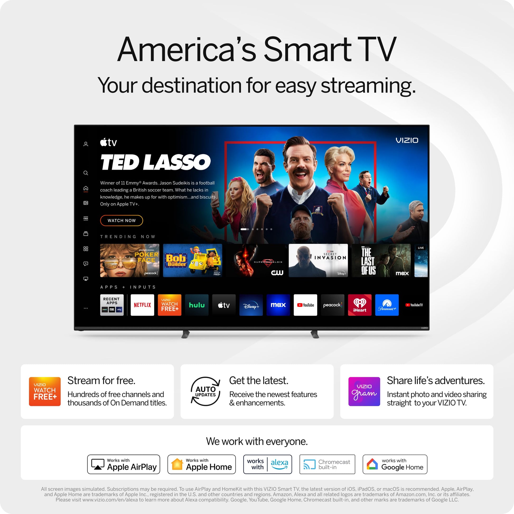 VIZIO 65" Class Quantum 4K QLED HDR Smart TV