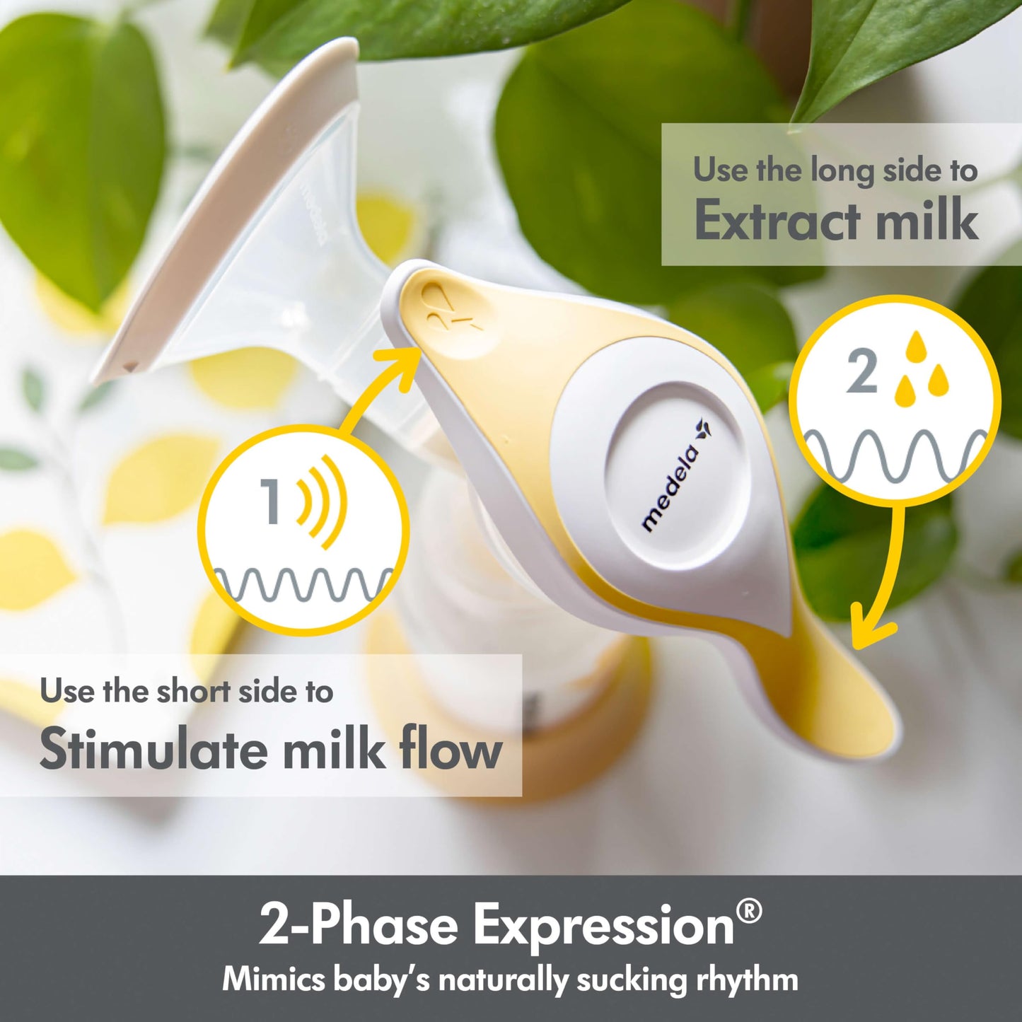 Medela | Extractor de Leche Manual Harmony Flex | Sacaleches Manual | Tiraleches | Contiene: 1 extractor de leche