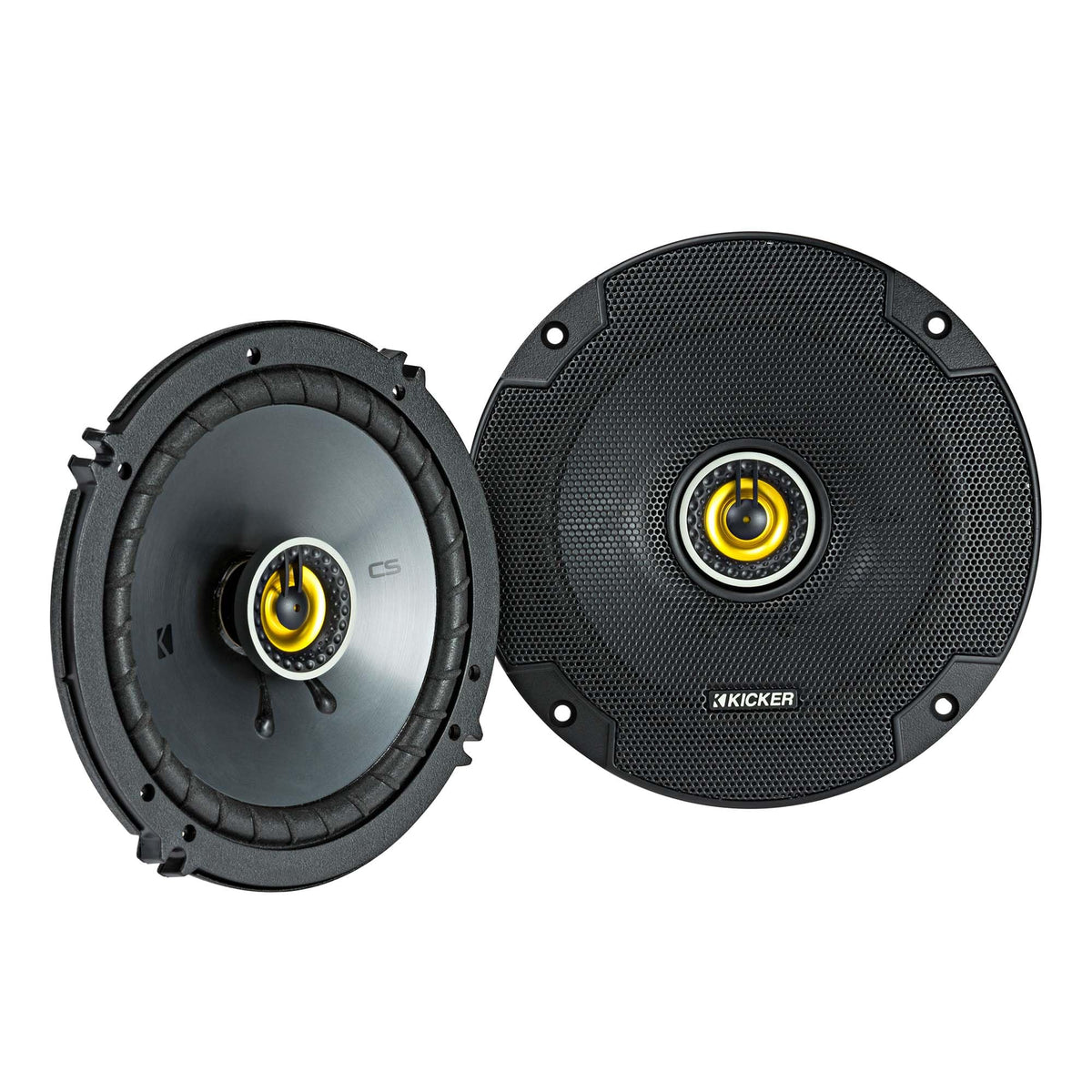 Altavoces para Coche Kicker Serie Cs Negro 6.5" 2 Vías y 6x9" 3 Vías 450W Tecnología Evc