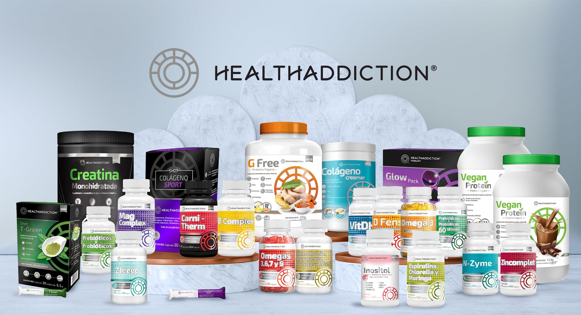 HEALTHADDICTION Proteína Vegana - Delicioso Sabor Chocolate, Con Glutamina y Aminoácidos, 24g de Proteína y 2.5g de Glutamina - Ingredientes Naturales, 600g