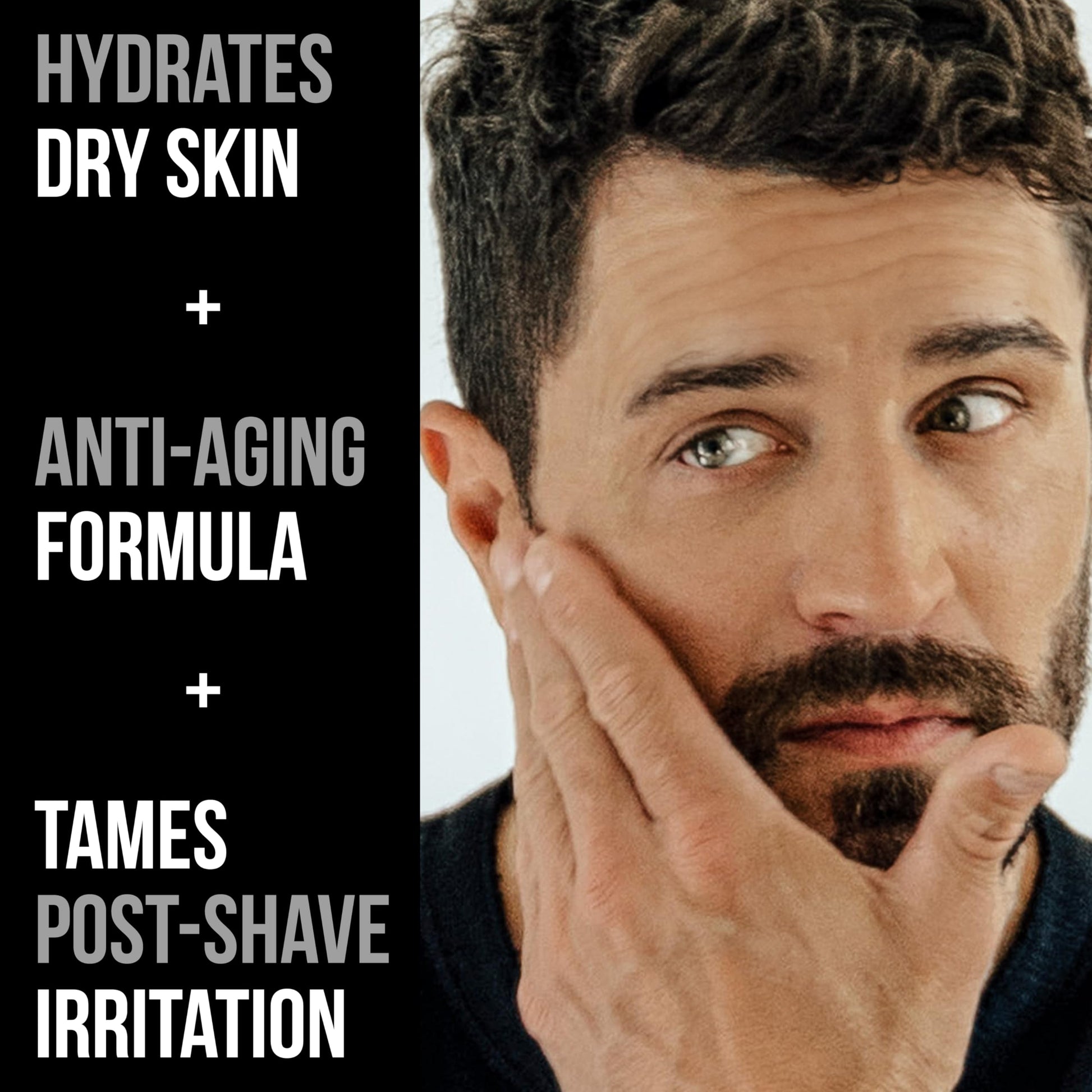 RUGGED & DAPPER Face Moisturizer for Men | 4 Oz. | Daily Anti-aging cream + Aftershave Lotion | Unscented | Organic & Natural Ingredients