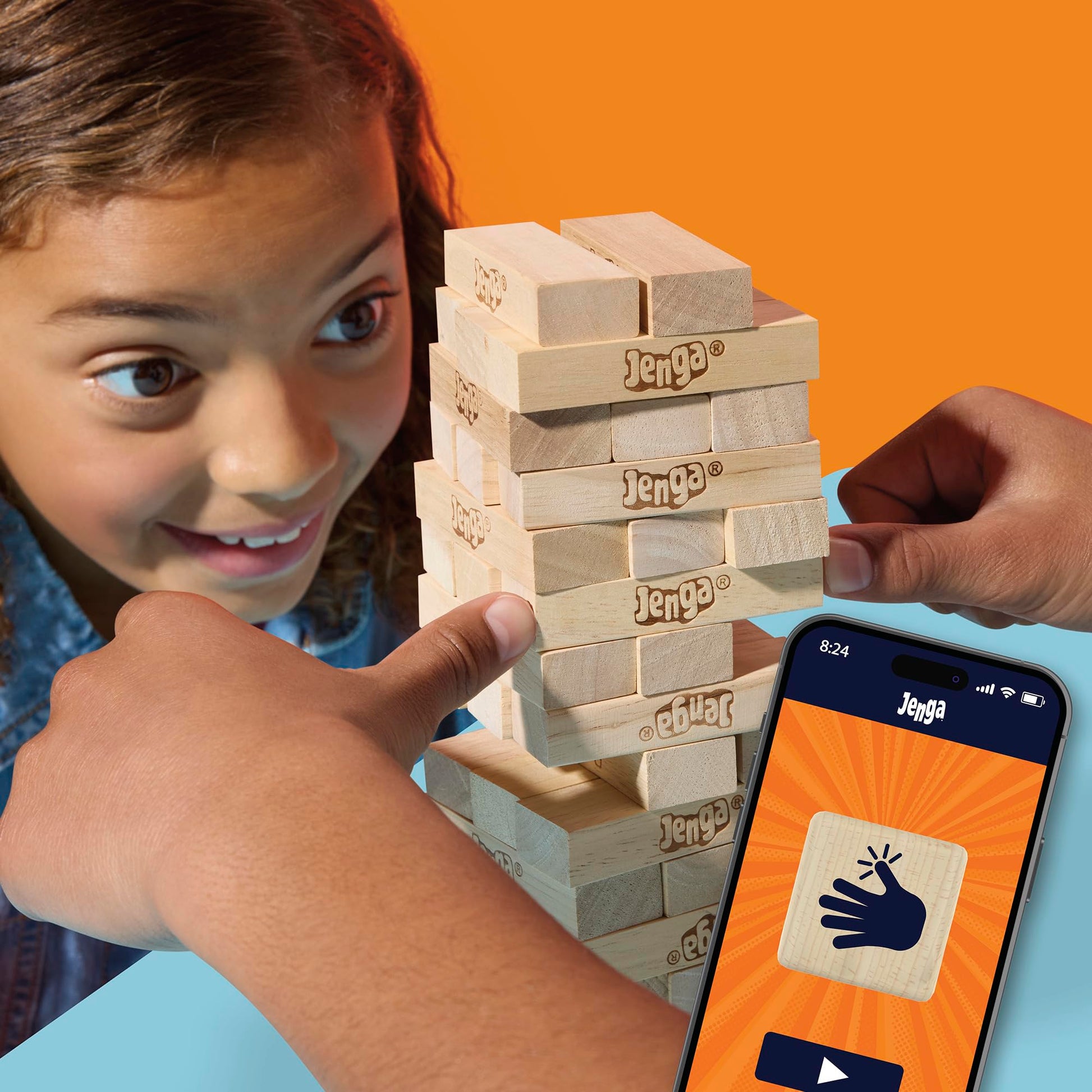 Hasbro Games Juego de Mesa Jenga Dado Digital
