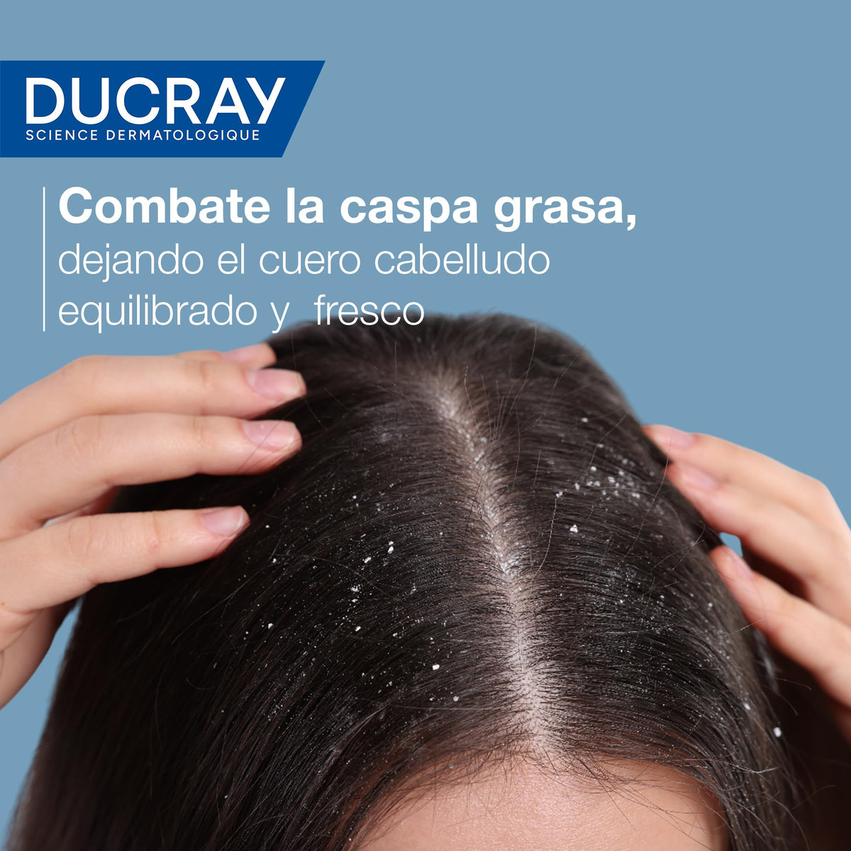 Shampoo Tratante Ducray Caspa Grasa Limpieza Reguladora y Anticaspa
