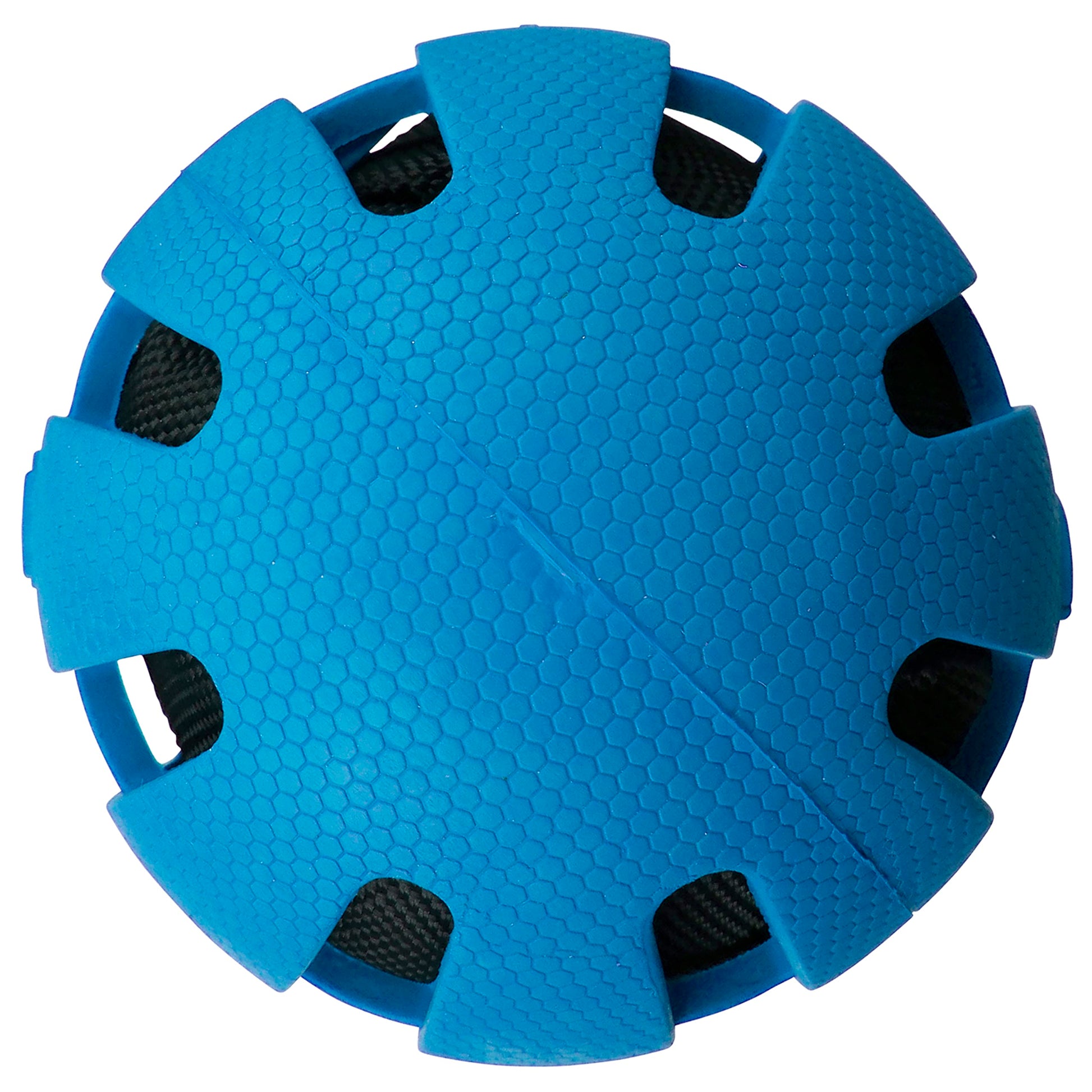 Pelota de Goma Nerf Dog Azul con Crunch y Squeak para Perro Mediano/Grande