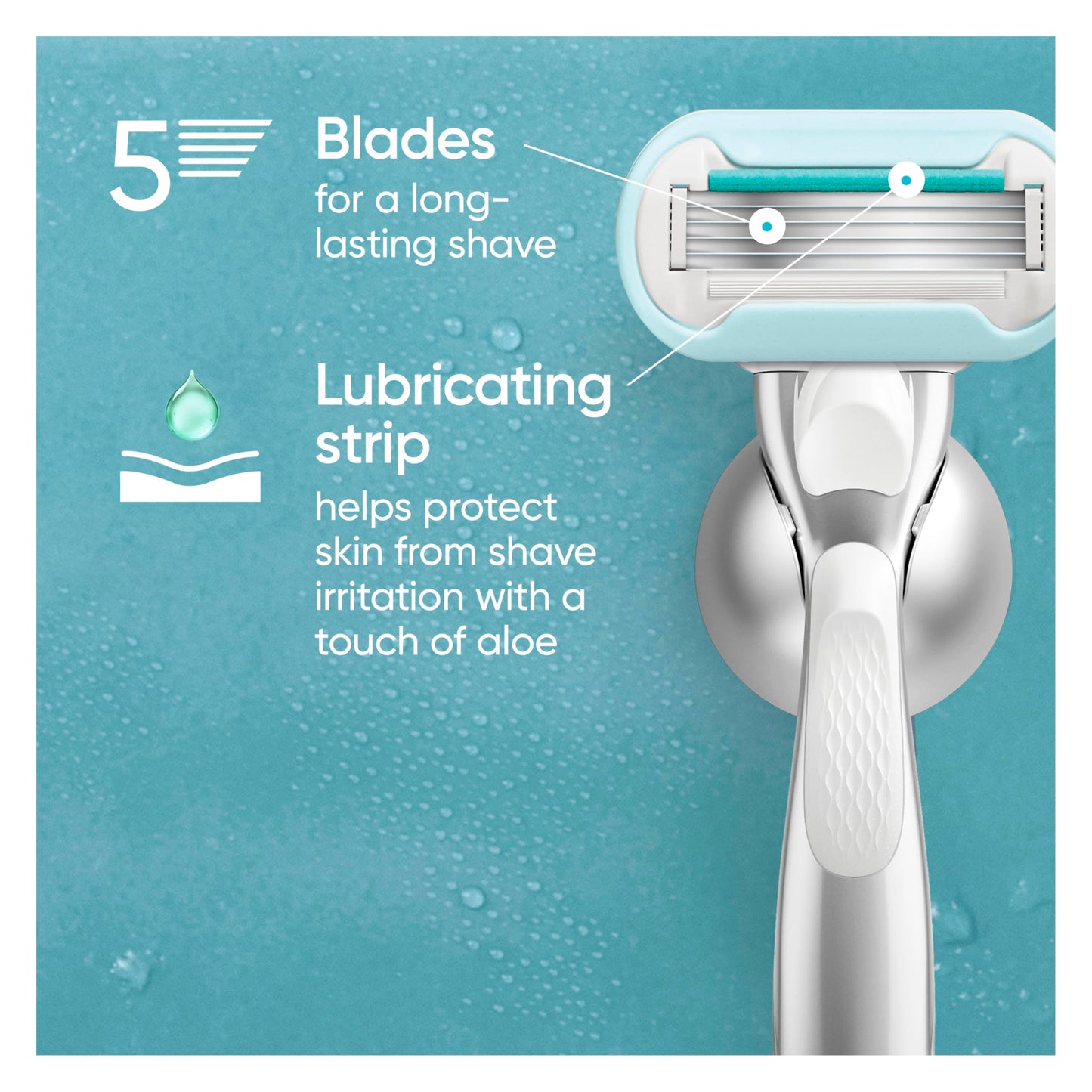 Gillette Venus Extra Smooth Sensitive Women's Blade - 6 Refills