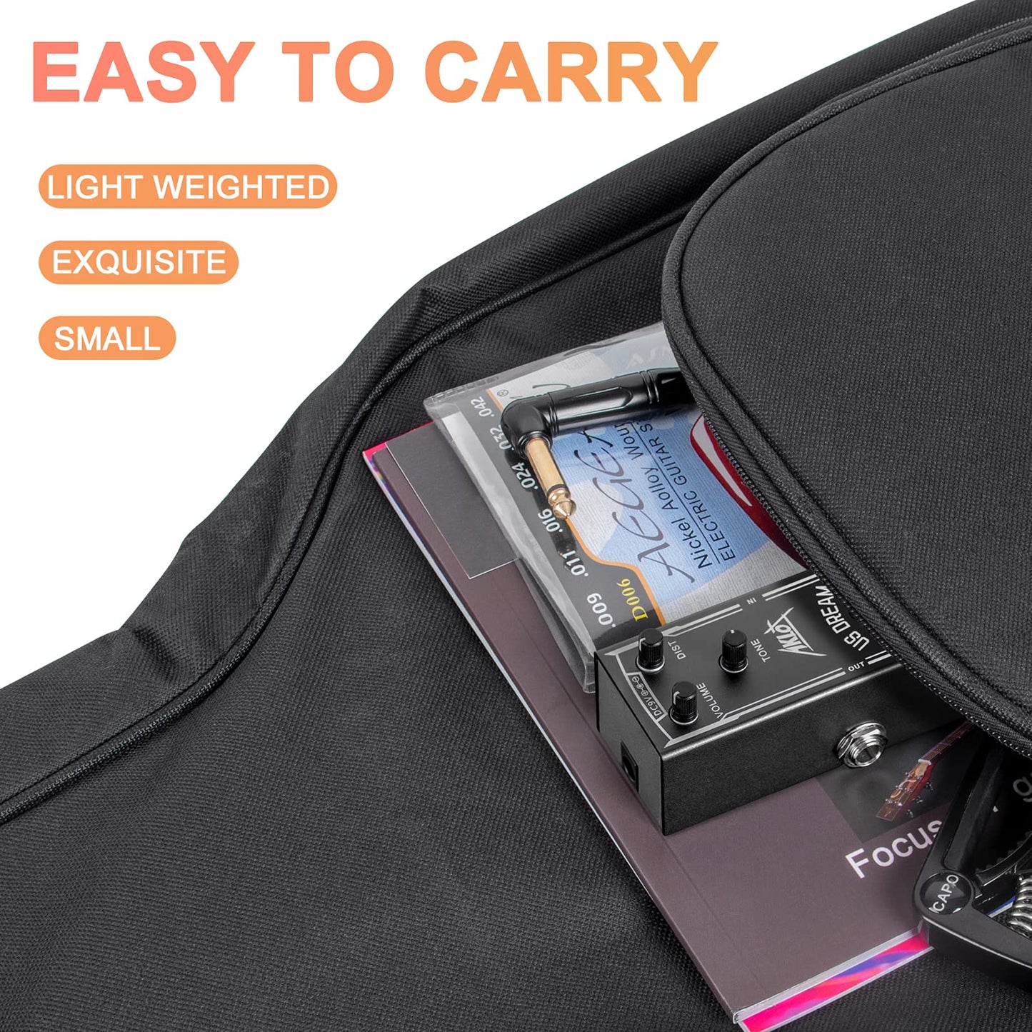 Pedal de Efectos de Guitarra Eléctrica AKLOT US DREAM Mini DC 9V True Bypass