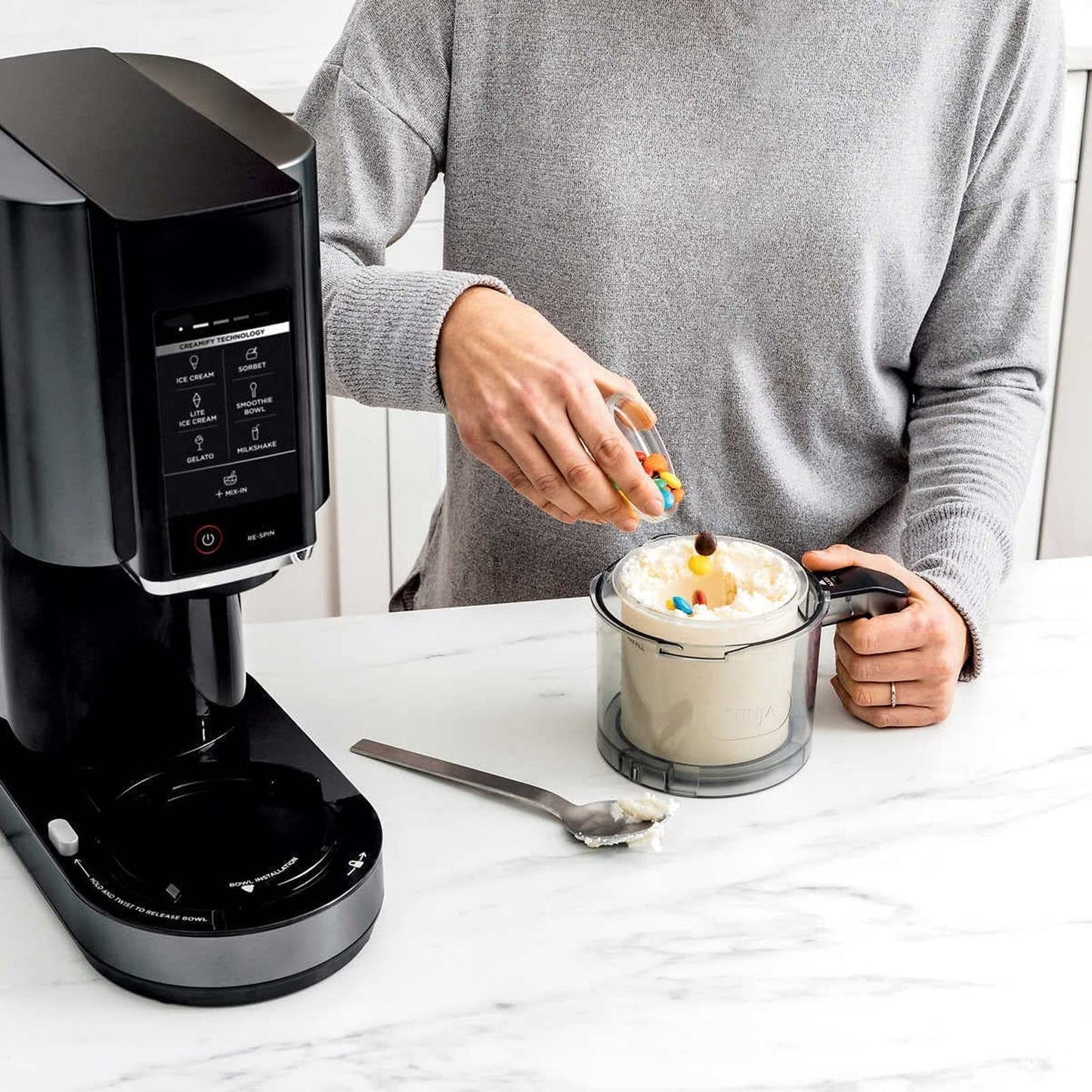 Contenedor de Pinta de Helado de Repuesto para Pintas y Tapas, Paquete de 4, Vasos de 20 Oz Compatibles con NC299AMZ y NC300s Series Ice Cream Maker, Apto para Lavavajillas