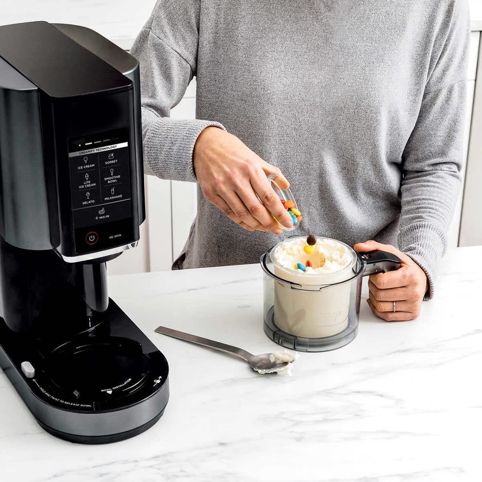 Contenedor de Pinta de Helado de Repuesto para Pintas y Tapas, Paquete de 4, Vasos de 20 Oz Compatibles con NC299AMZ y NC300s Series Ice Cream Maker, Apto para Lavavajillas