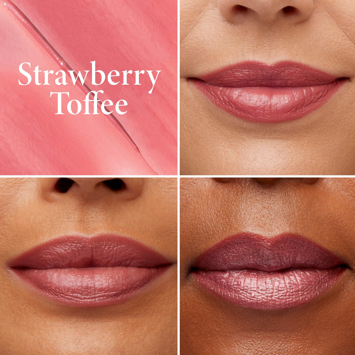 LAURA GELLER NEW YORK- Lápiz labial transparente de mármol italiano - Toffee de fresa - Hidratante y ligero - Vitamina E y aceite de ricino Ver