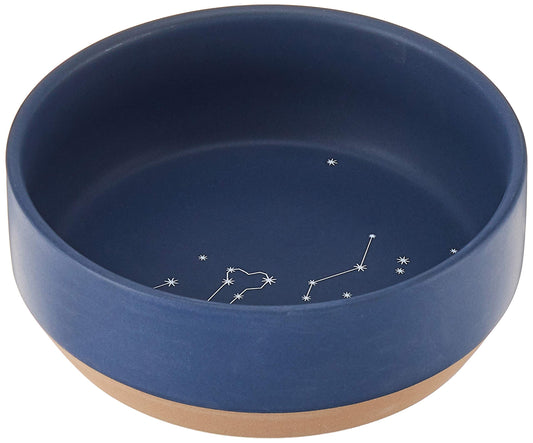 Fringe Studio Cuenco para Mascotas, Mediano, Celestial (479007), Azul Oscuro