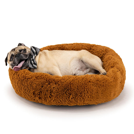 Cama para Perro Hills Beige Tipo Dona Anti Estrés Small
