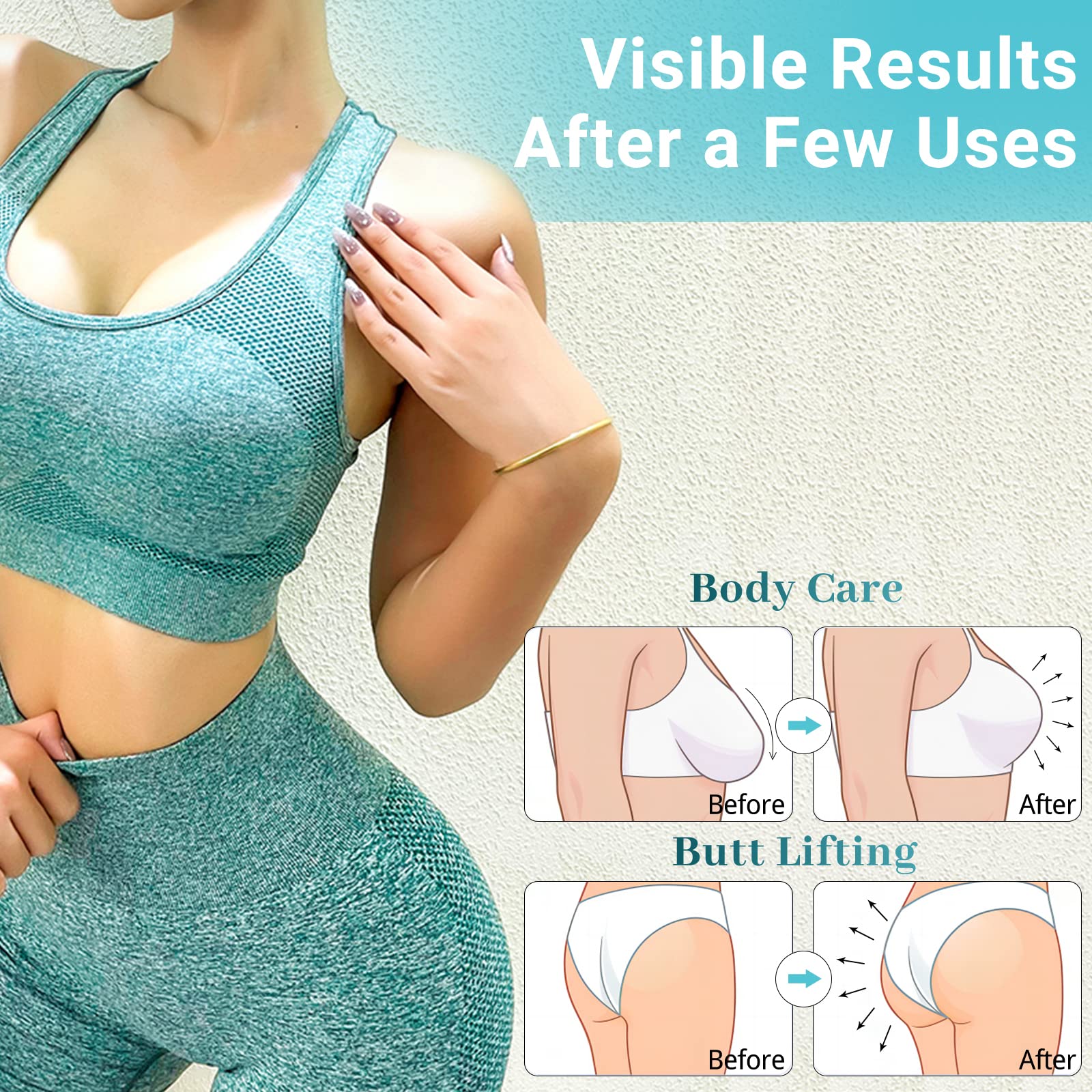Beauty Star- [3 en 1] Máquina de terapia de vacío con tazas grandes de 1800 ml, máquina de terapia con ventosas, diámetro profesional