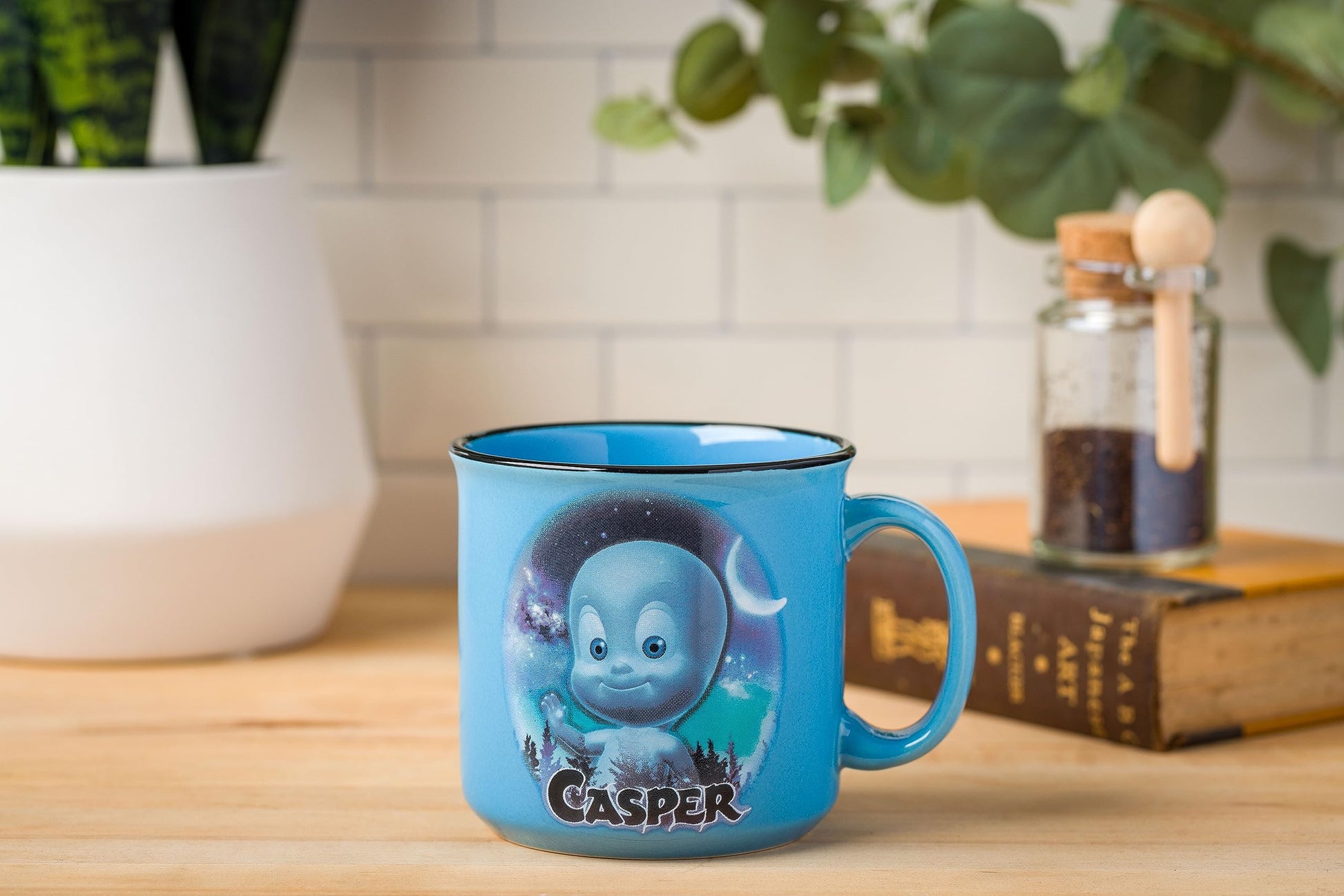 Taza de Cerámica Silver Buffalo Casper the Friendly Ghost Blanca para Campista
