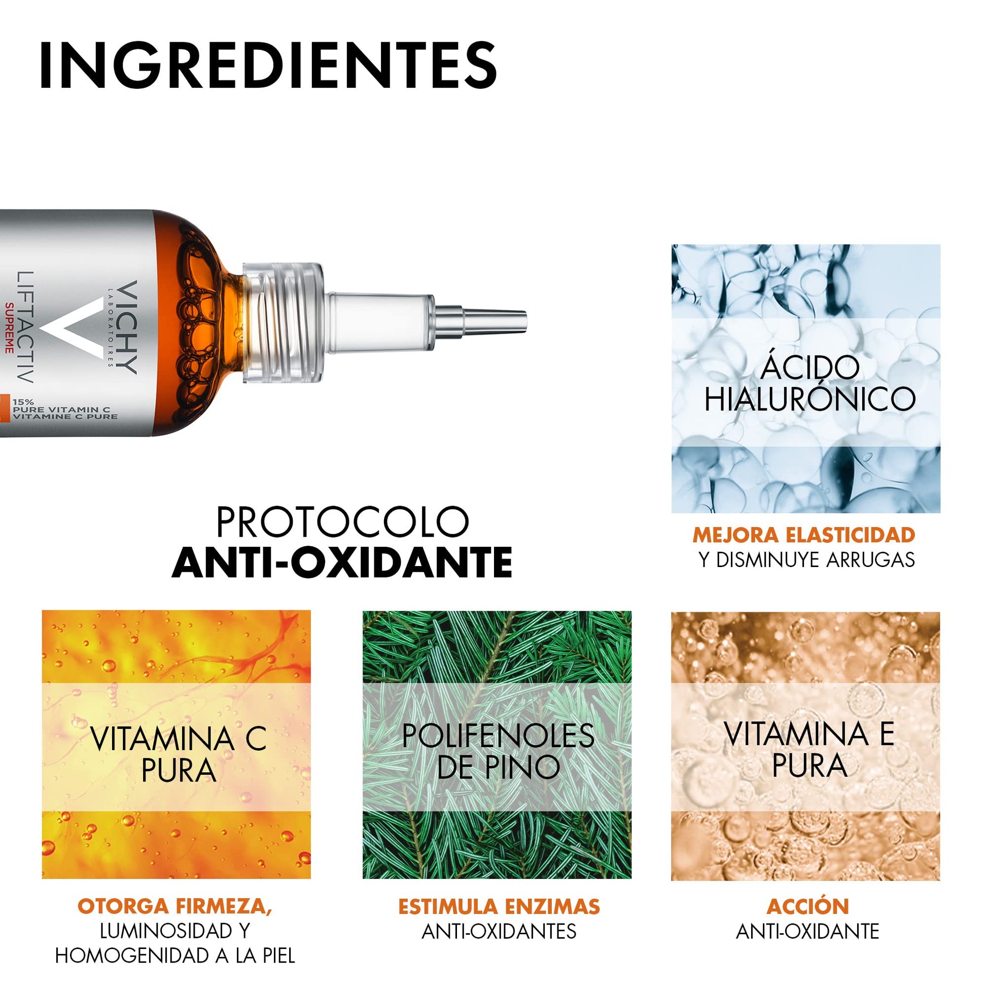 Serum Anti-Oxidante Vitamina C Vichy Liftactiv Supreme 30 ml