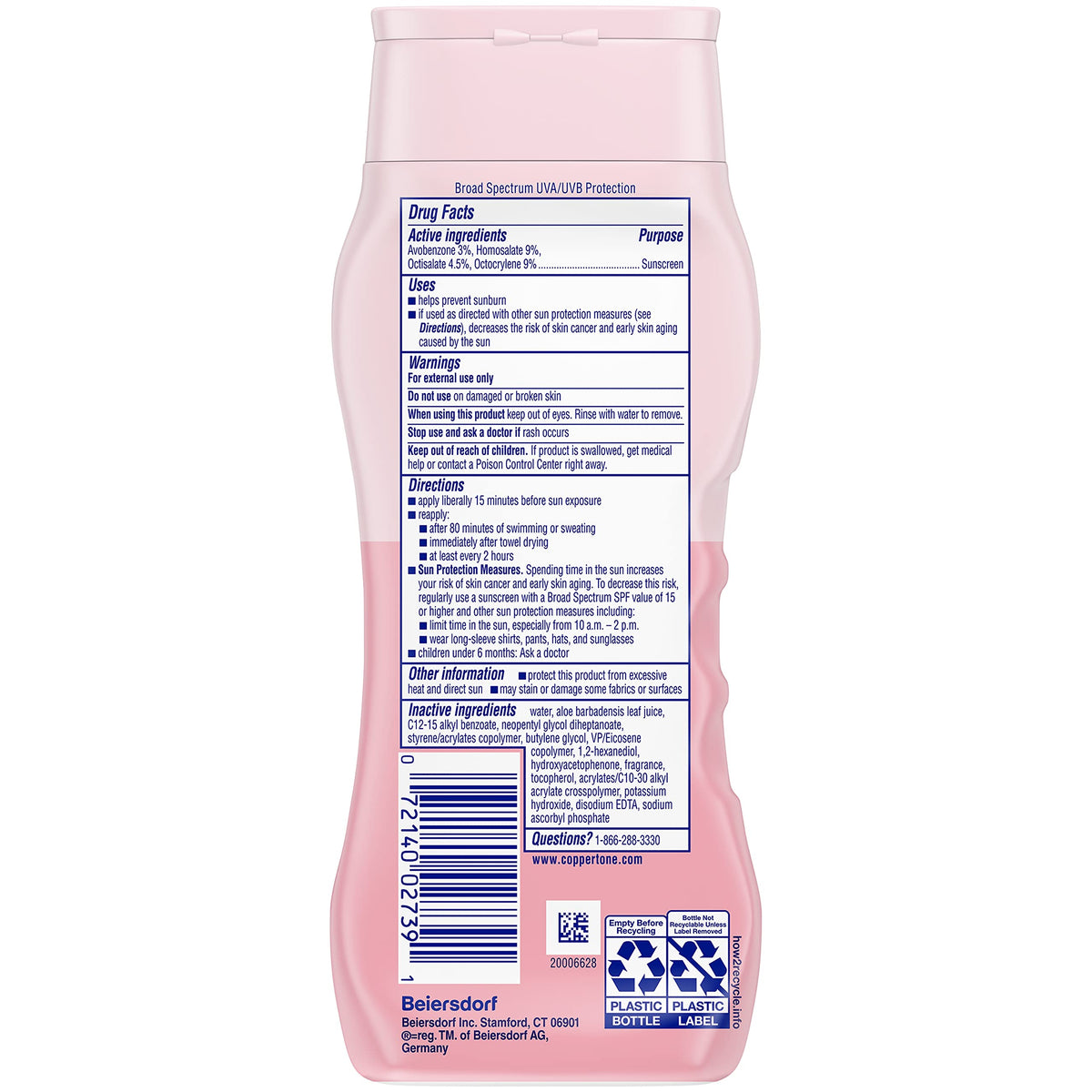 Coppertone WaterBabies Sunscreen Lotion Broad Spectrum SPF 50 (8 Fluid Ounce) (Packaging may vary)