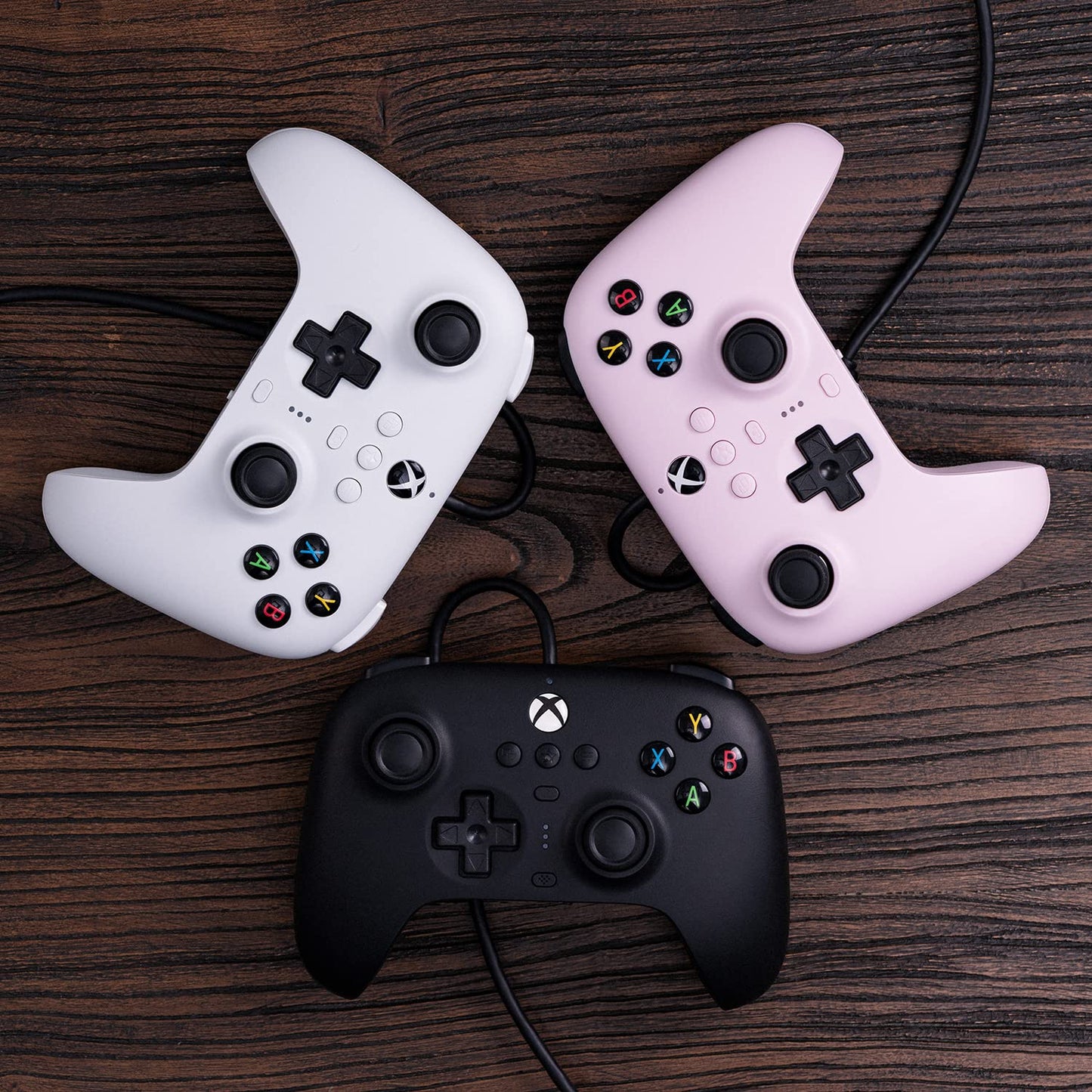 Mando con Cable 8Bitdo para Xbox y Windows Rosa Pastel Oficial