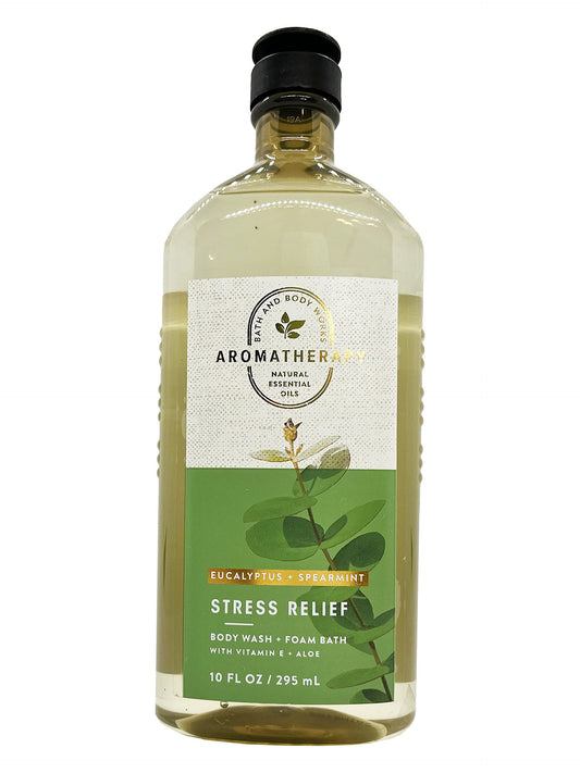 Bath & Body Works Aromatherapy Eucalyptus Spearmint Body Wash & Foam Bath 10fl oz
