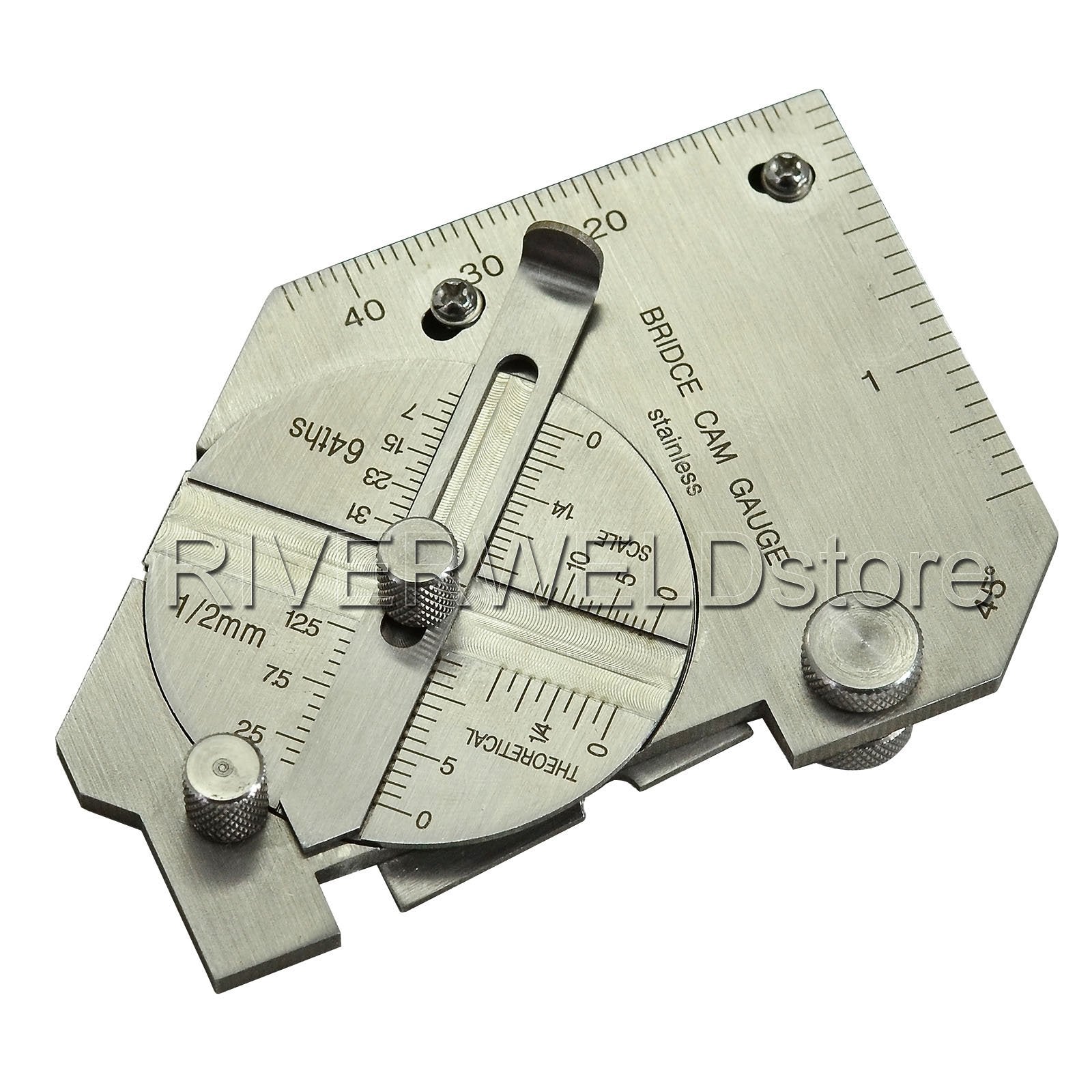 Prueba de Calibre RIVERWELD Cubital con Verificación de Desalineación y Profundidad de Socavación
