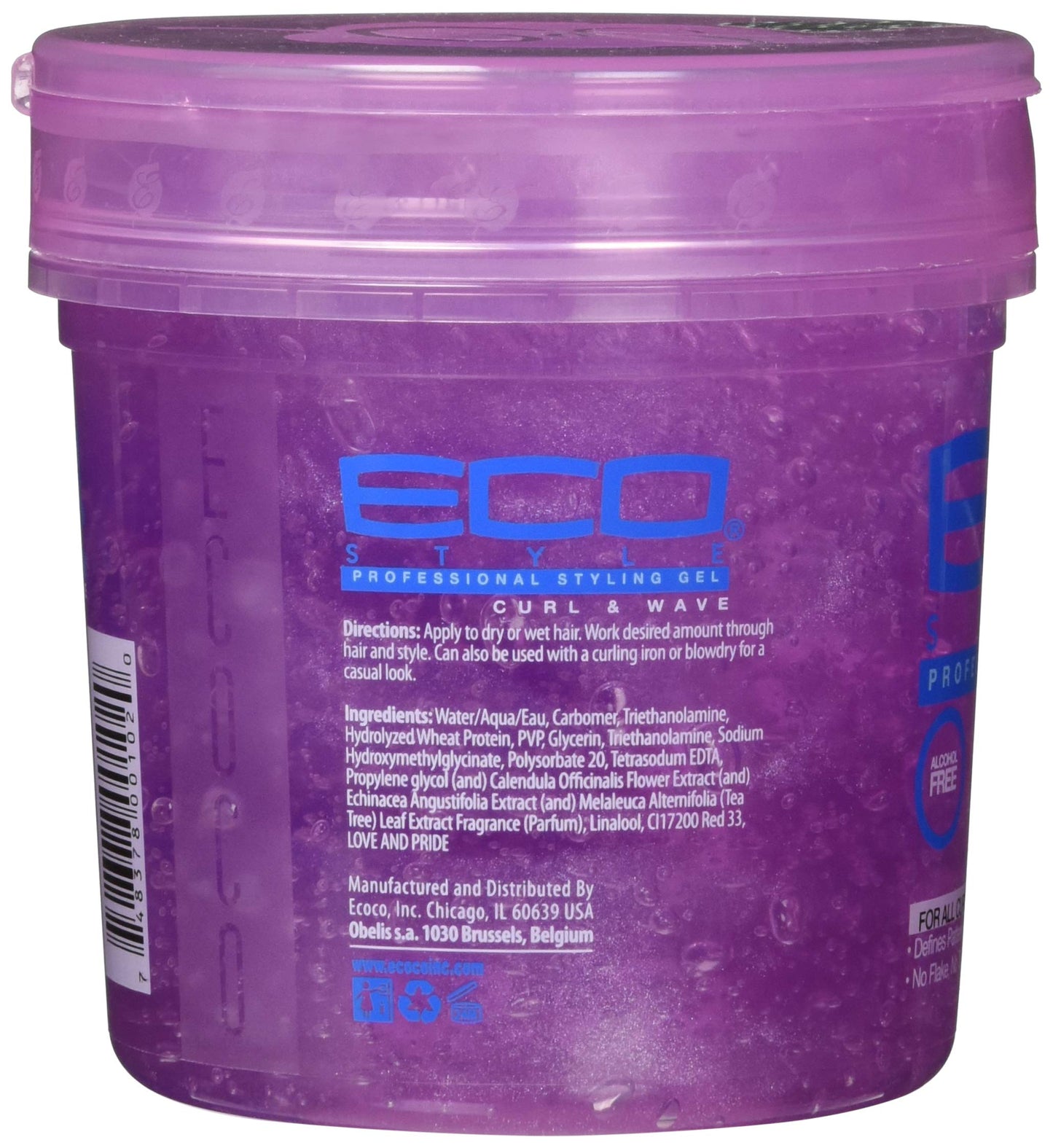 Eco Style Gel, Pink, 16 oz