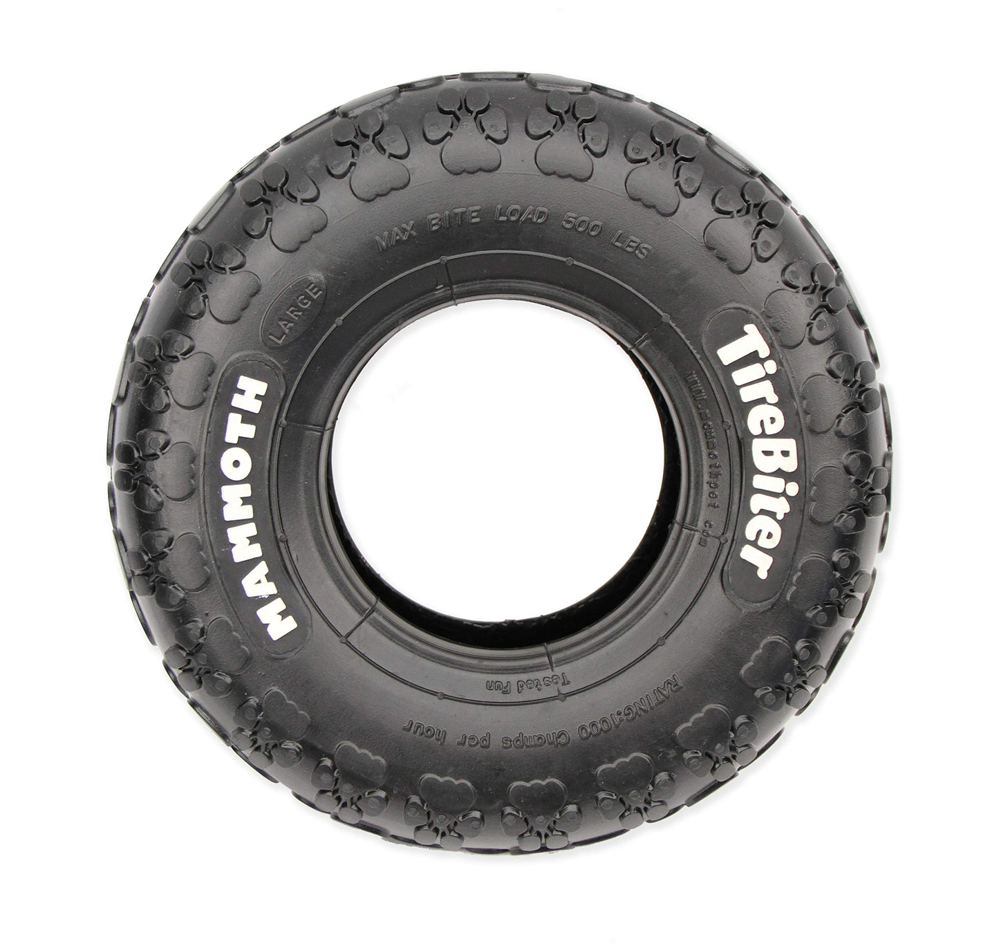 Juguete para Mascotas TireBiters Negro Grande de 10 Pulgadas
