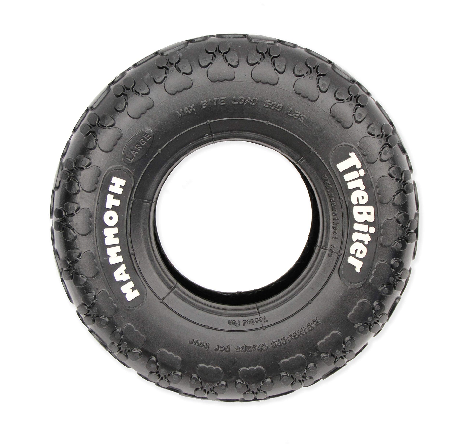 Juguete para Mascotas TireBiters Negro Grande de 10 Pulgadas
