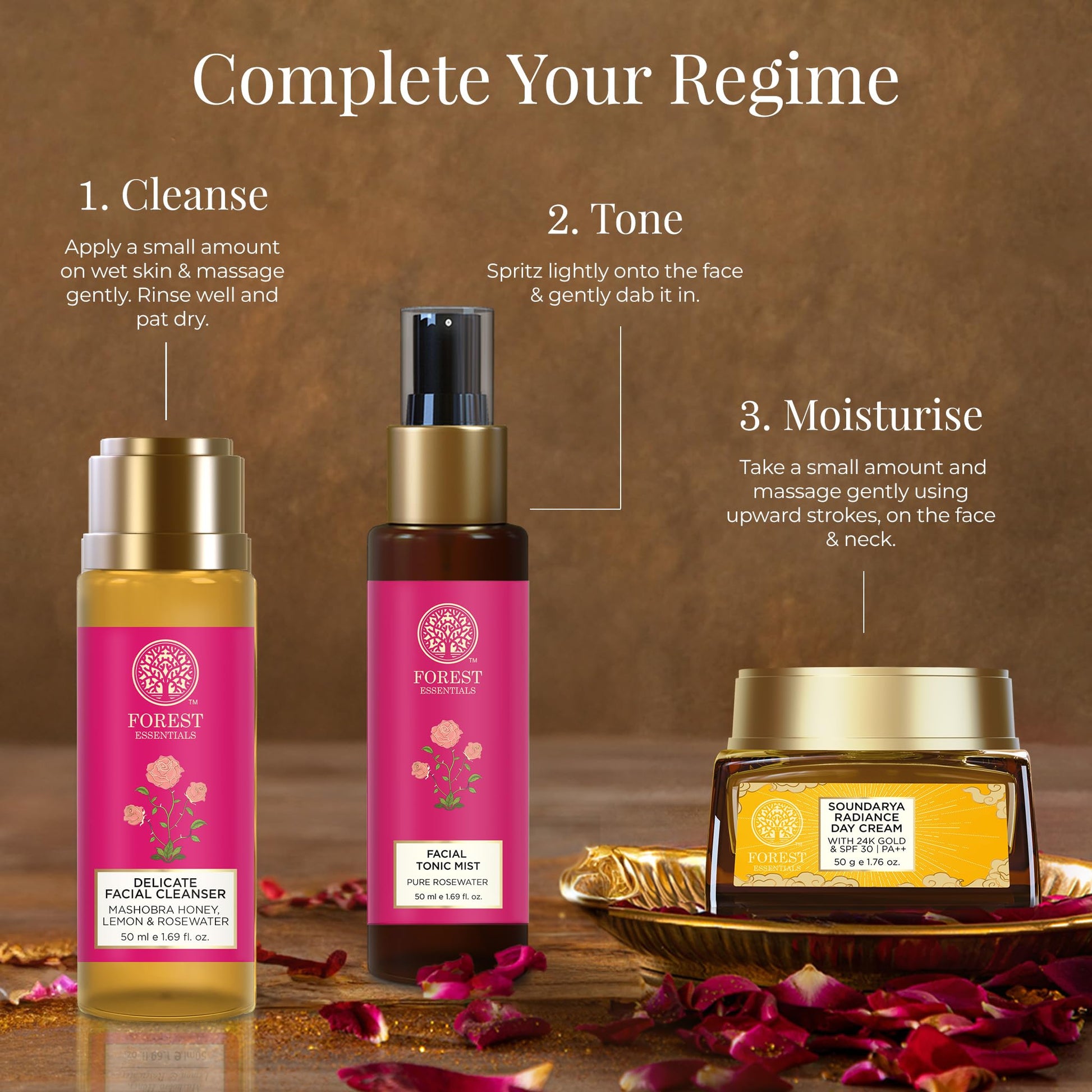 Forest Essentials Soundarya Radiance Cream With 24 Karat Gold & Spf 25 - 50G/1.7 Oz. 50 Milliliters