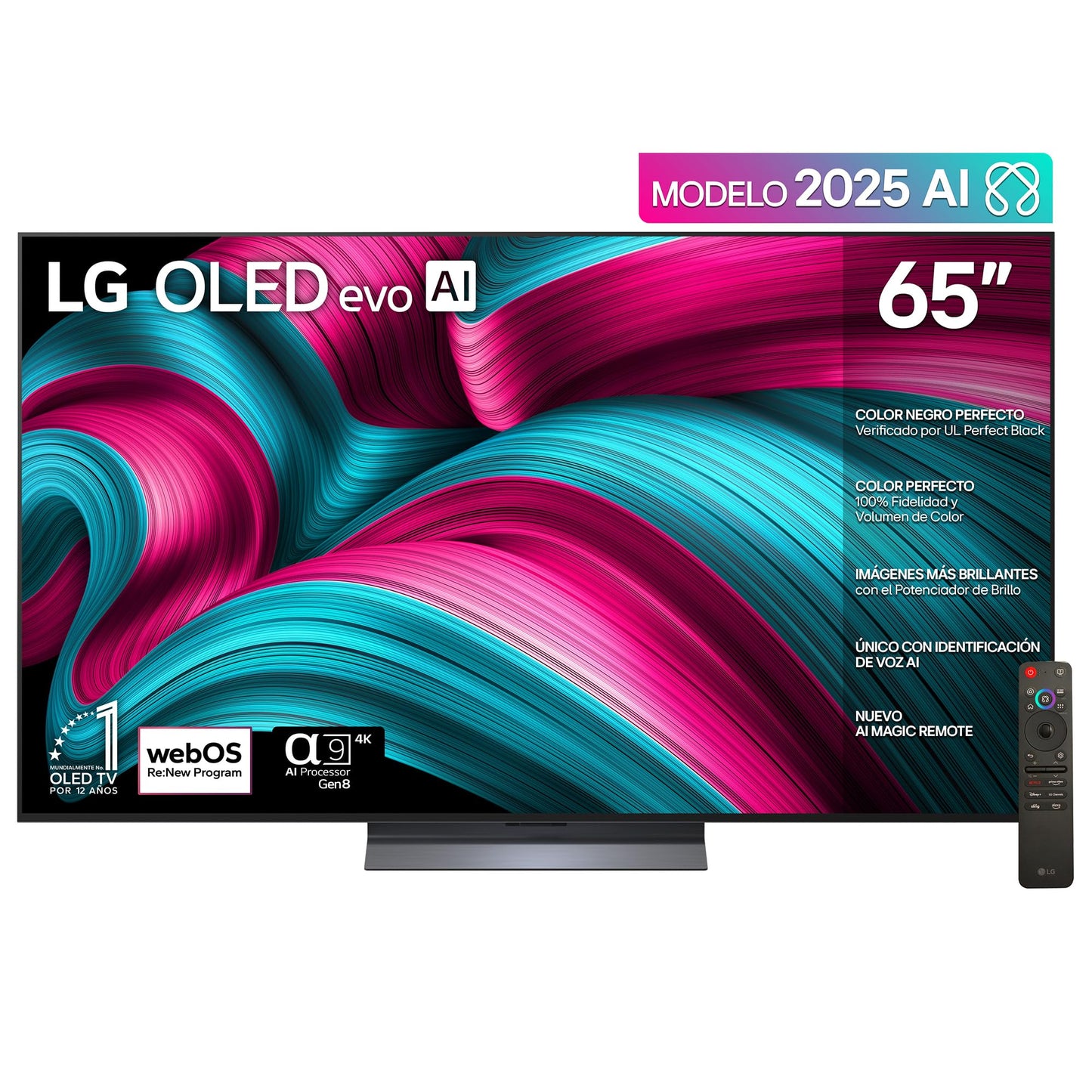 LG Pantalla OLED65C5PSA AI C5 4K Smart TV 2025