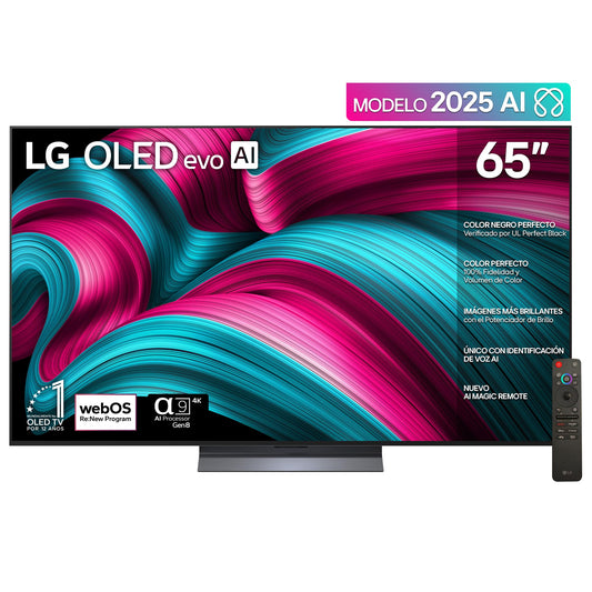LG Pantalla OLED65C5PSA AI C5 4K Smart TV 2025