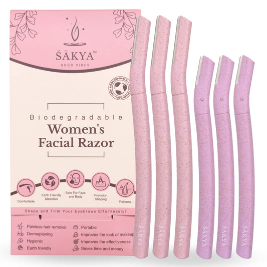 Maquinilla de Afeitar Sakya Biodegradable para Mujer Multiusos