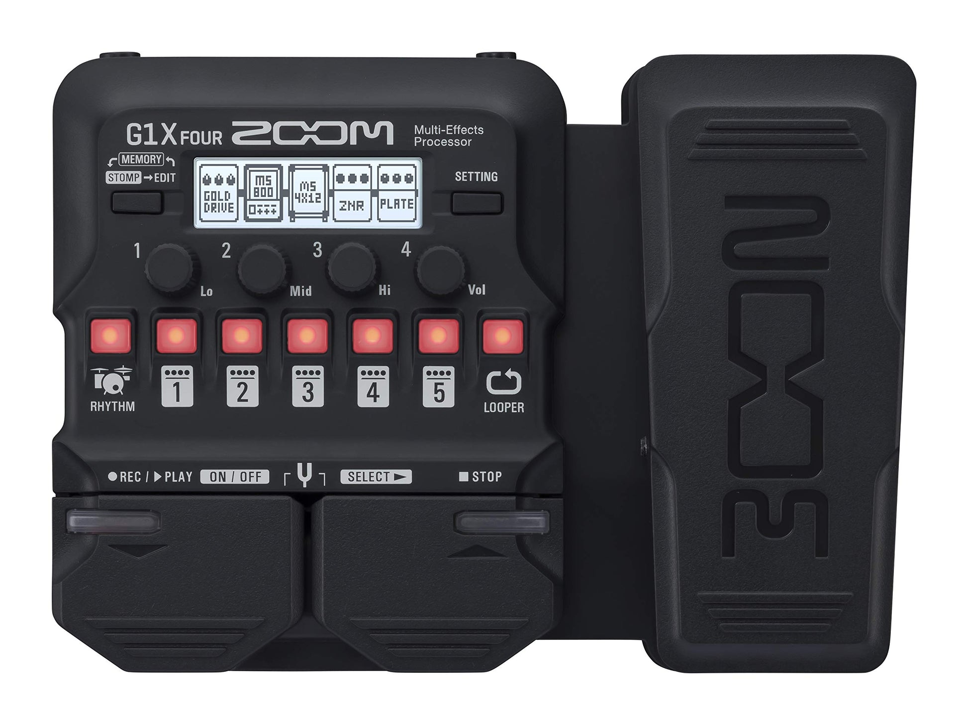 Guitarra Eléctrica Zoom G1X Cuatro Con Efecto Múltiple