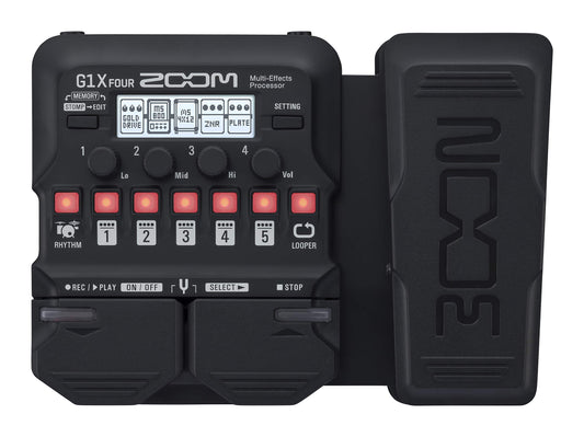Guitarra Eléctrica Zoom G1X Cuatro Con Efecto Múltiple