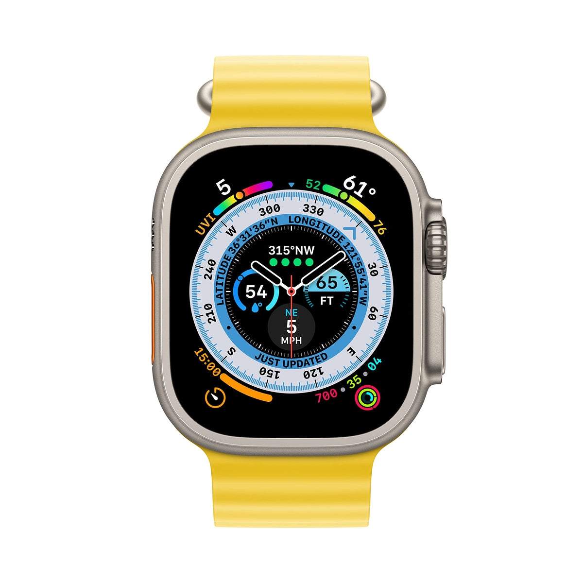 Reloj Apple Watch Ultra GPS + Cellular Titanio Amarillo Reacondicionado Premium Talla Única